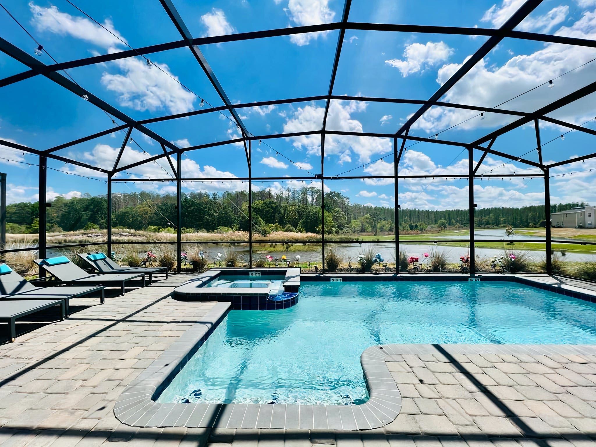 Manor Kissimmee Osceola: Expansive 9-Bedroom Villa with Private Pool, Osceola County