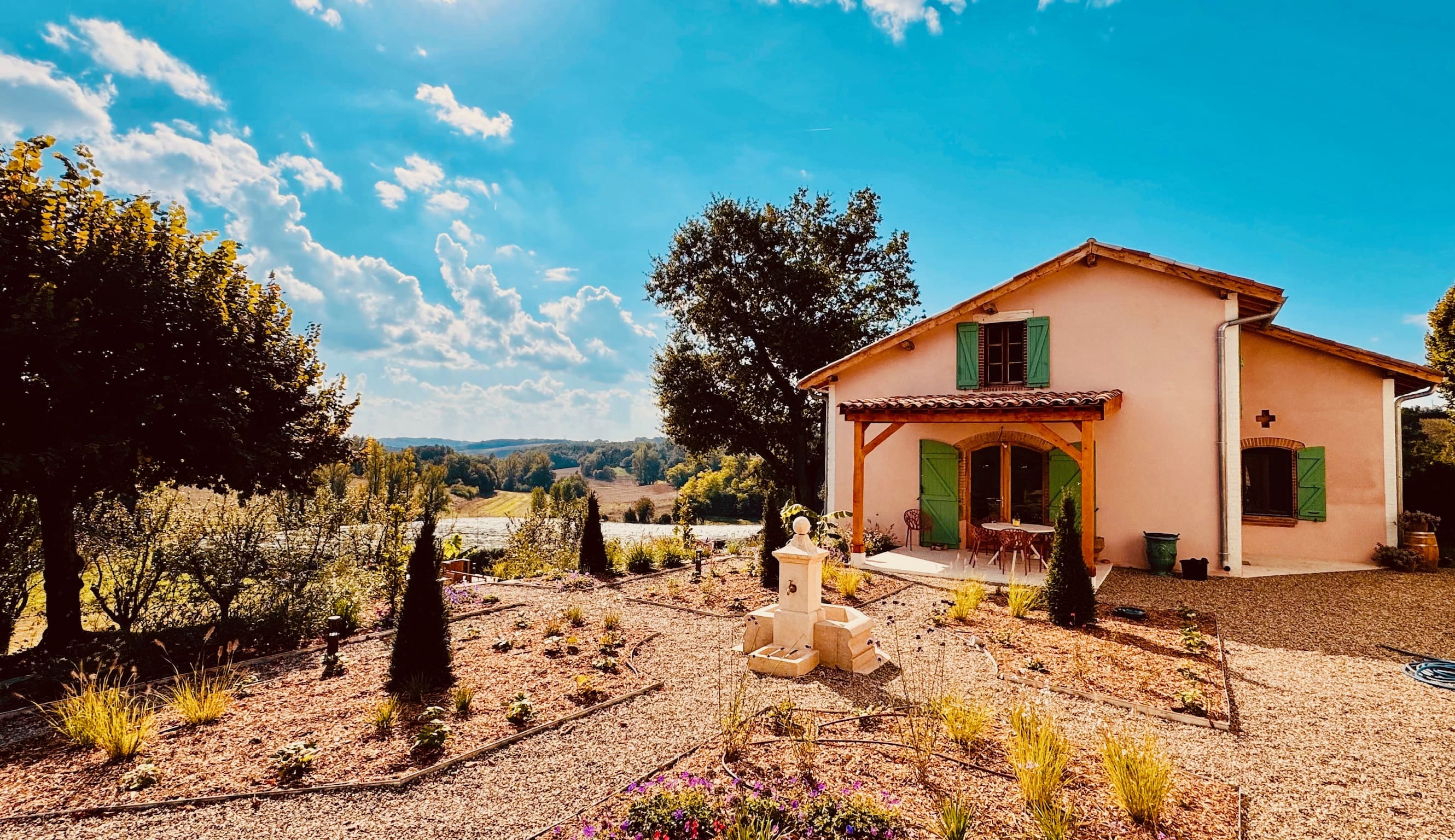 Mas Trufier Molières: Charming 3-Bedroom Apartment with Heated Pool in Tarn-et-Garonne