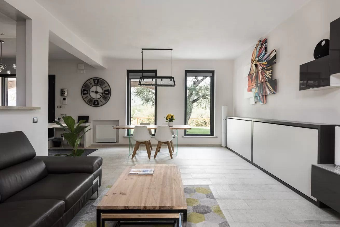 Villa Ceruleo Fidene Lazio: Luxury 4-Bedroom Apartment with Pool and Hot Tub, Rome