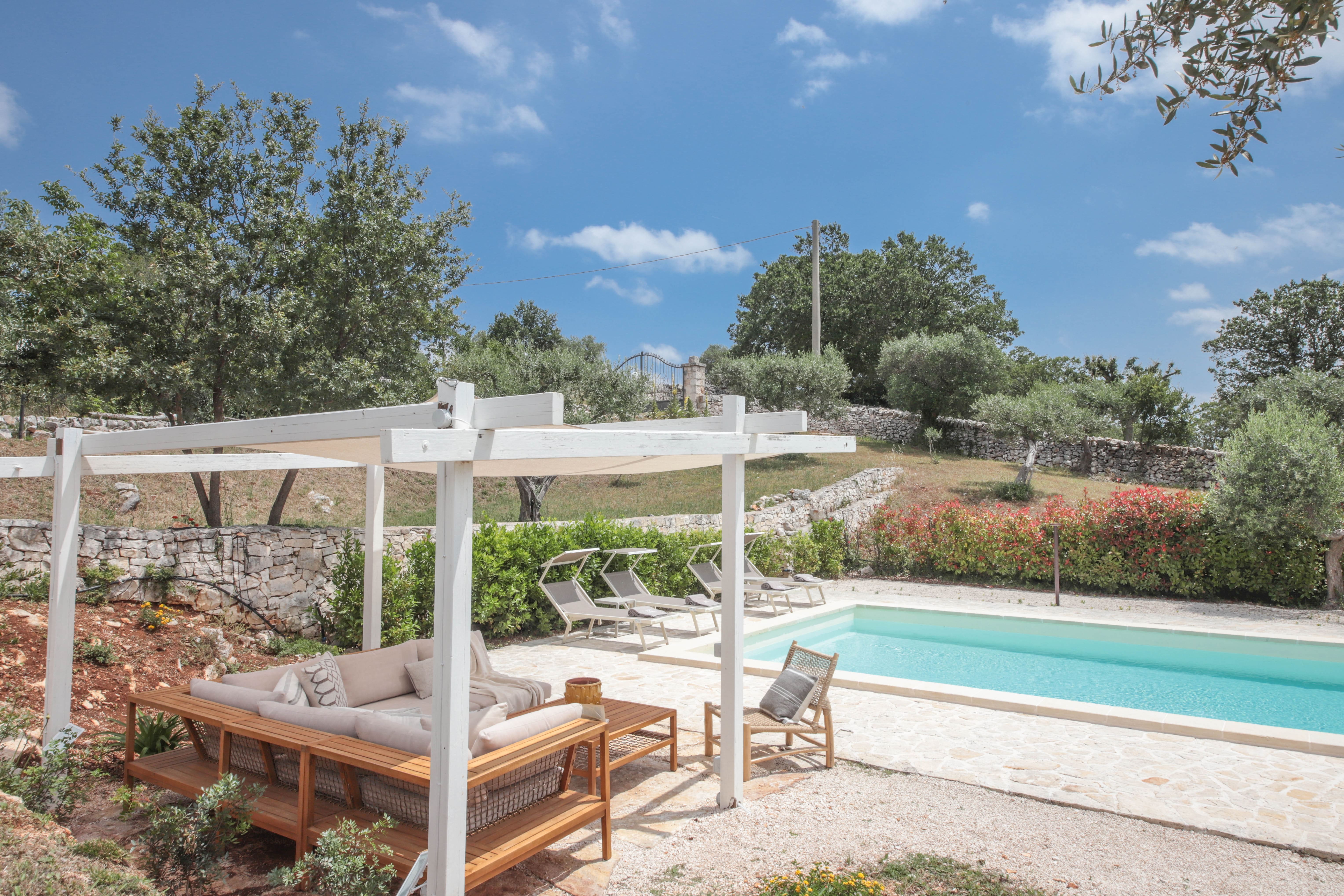 Villa Ceruleo Gravinella Martina Franca: Spacious 5-Bedroom Apartment with Private Pool in Apulia, Martina Franca