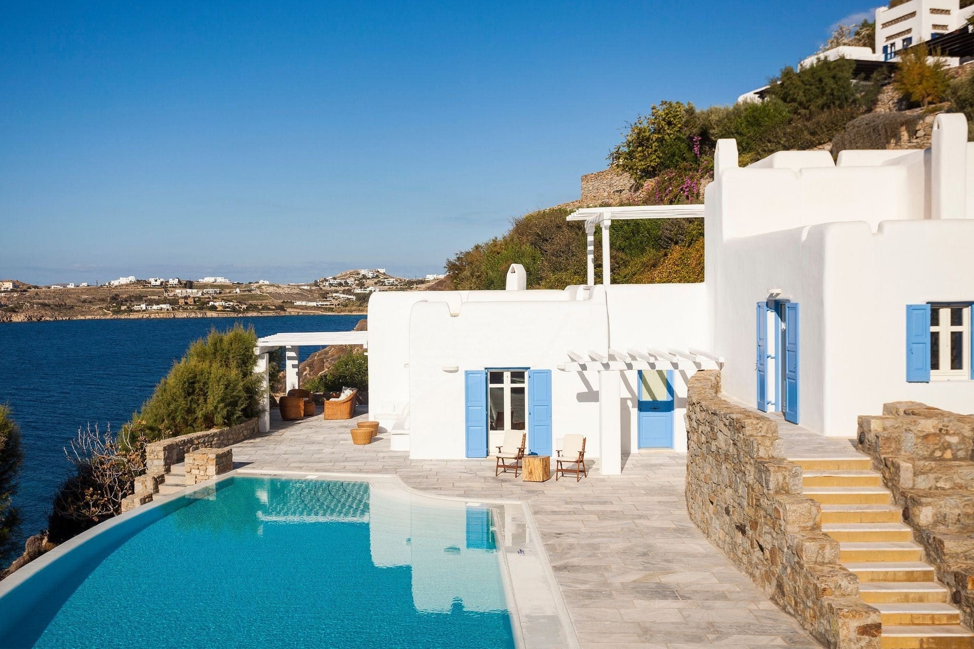 Villa Agios Psarou: Luxury 5-Bedroom Apartment with Private Pool and Sea Views, Psarou