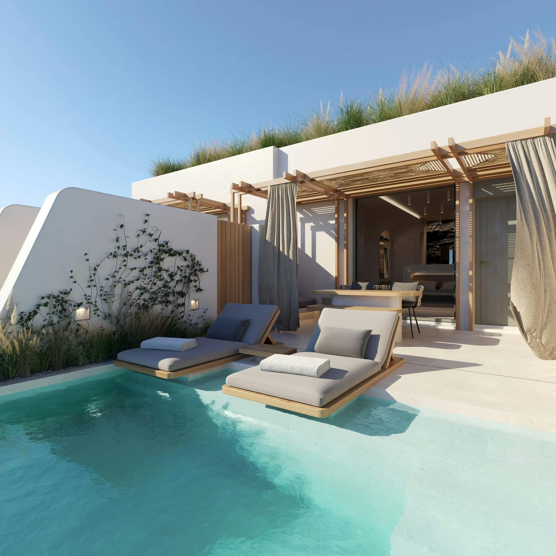 Villa Kyanos Akrotiri Santorini: Exquisite 1-Bedroom Beachfront Apartment with Sea Views, Santorini