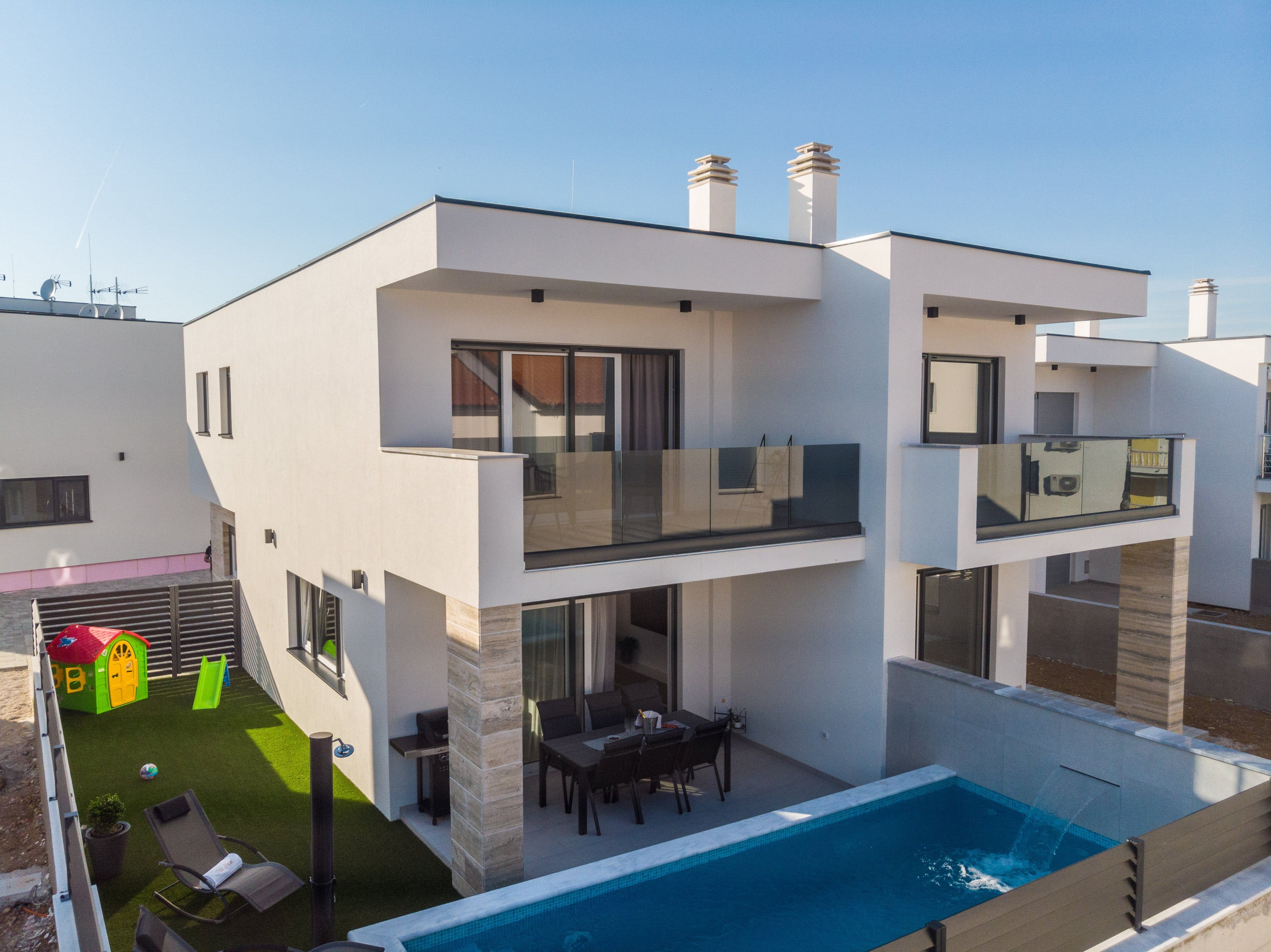 Villa Bura Vodice: Luxury 3-Bedroom Villa with Private Pool and Sea Views, Šibenik-Knin County