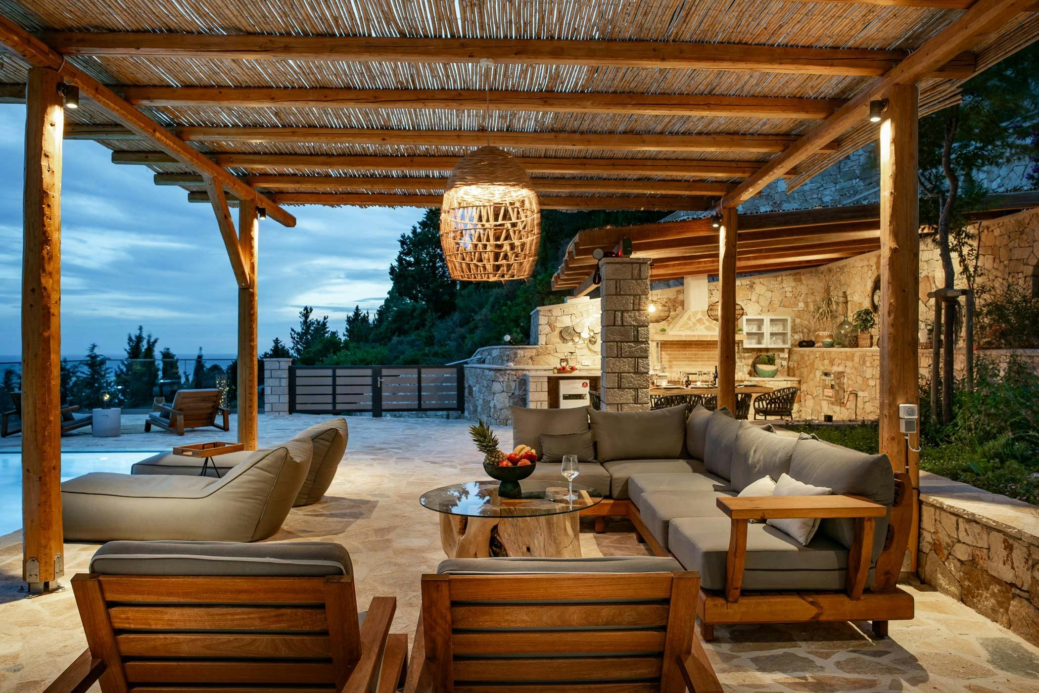 Villa Elia Paxi: Luxury 3-Bedroom Villa with Seaview and Pool, Paxi