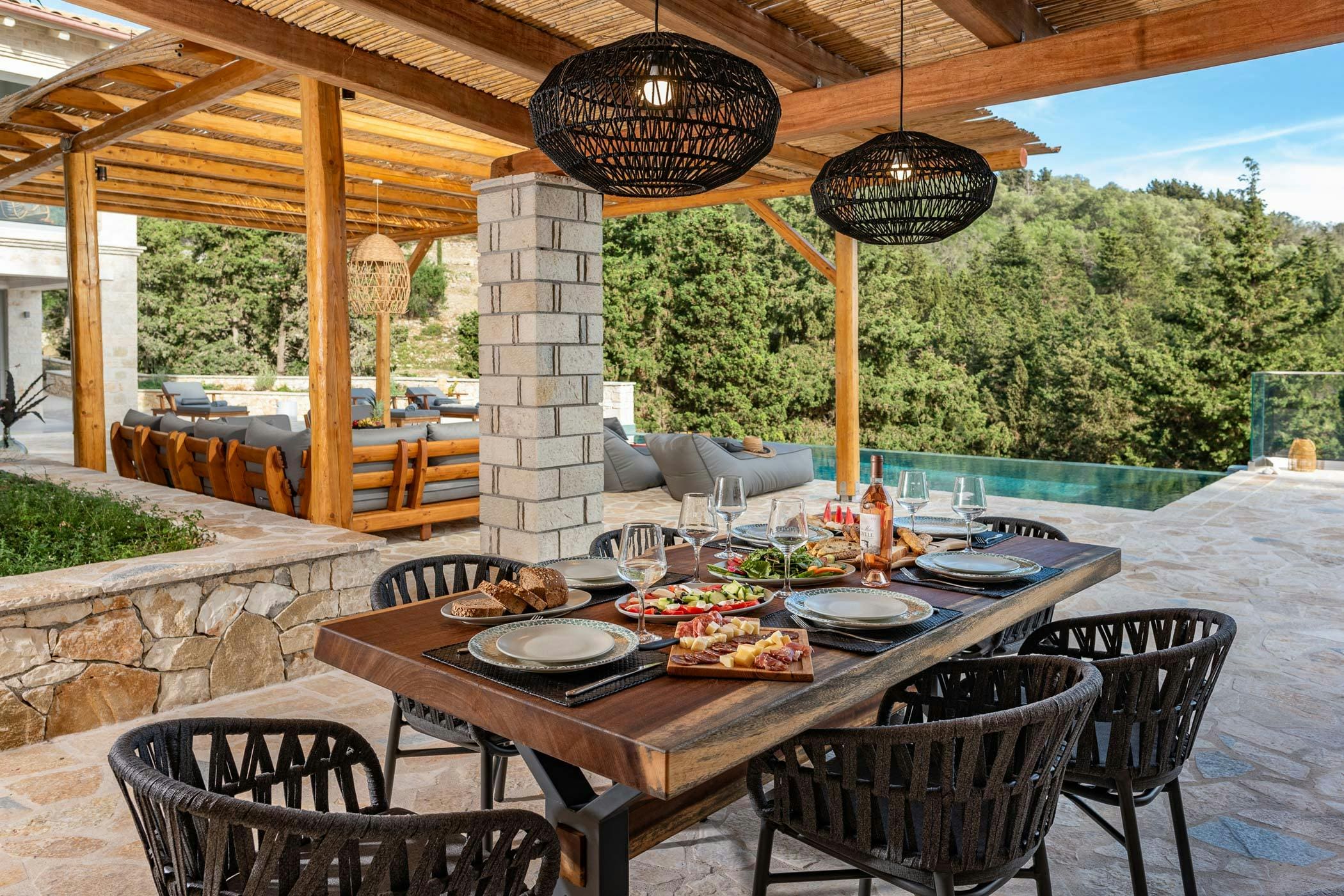 Villa Elia Paxi: Luxury 3-Bedroom Villa with Seaview and Pool, Paxi