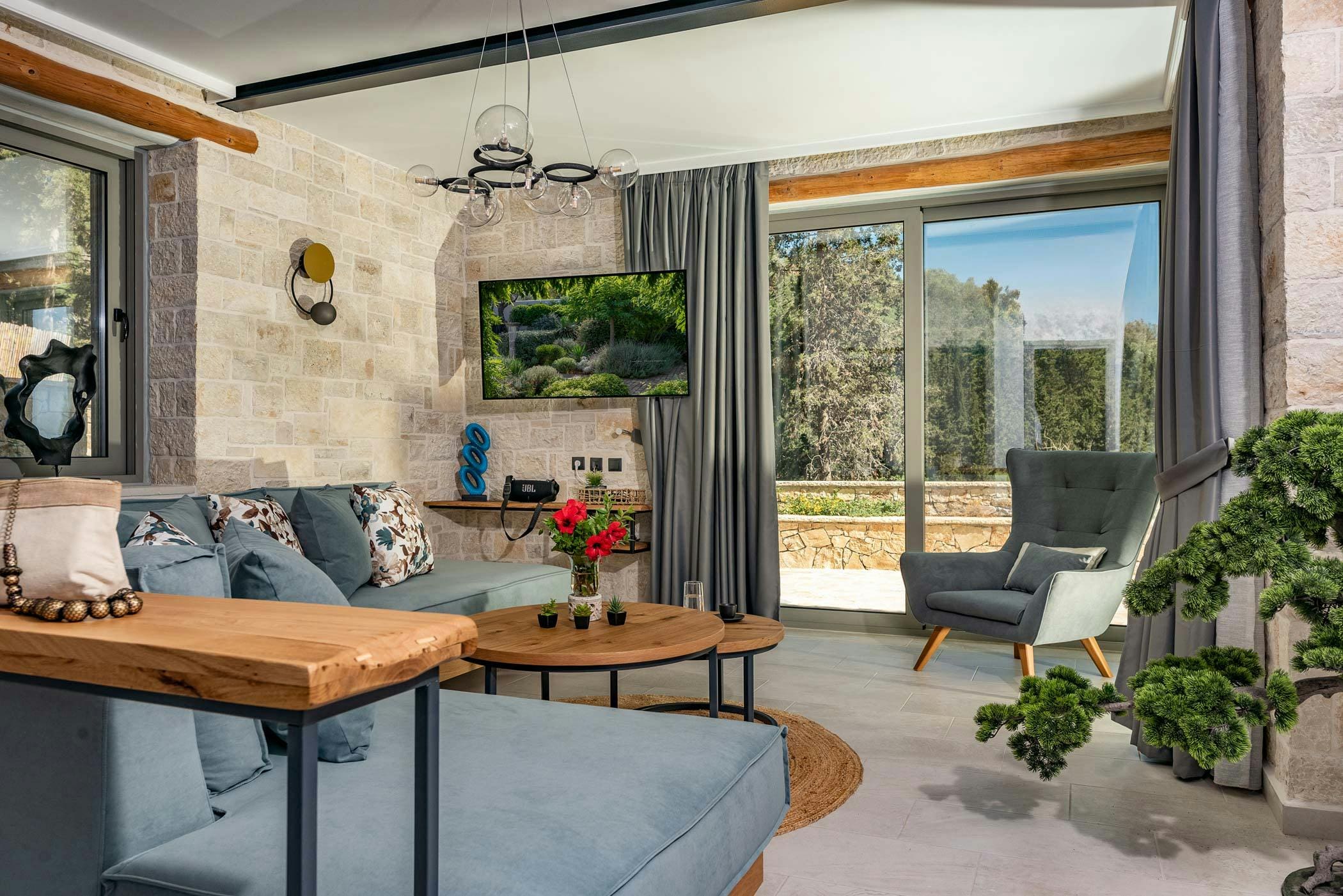 Villa Elia Paxi: Luxury 3-Bedroom Villa with Seaview and Pool, Paxi