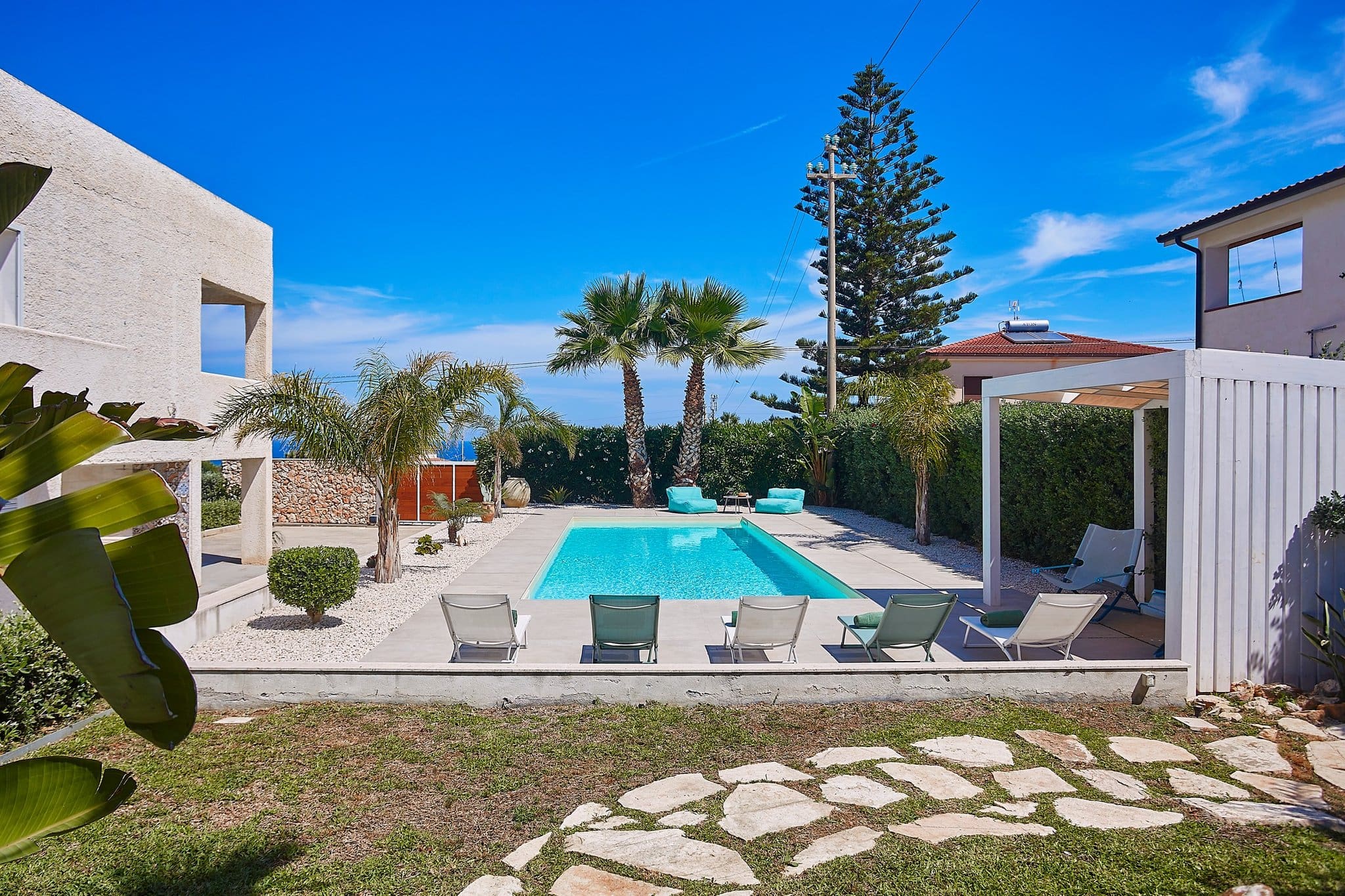 Villa Favarotta Alcamo: Luxury 3-Bedroom Villa with Private Pool and Sea Views, Sicily