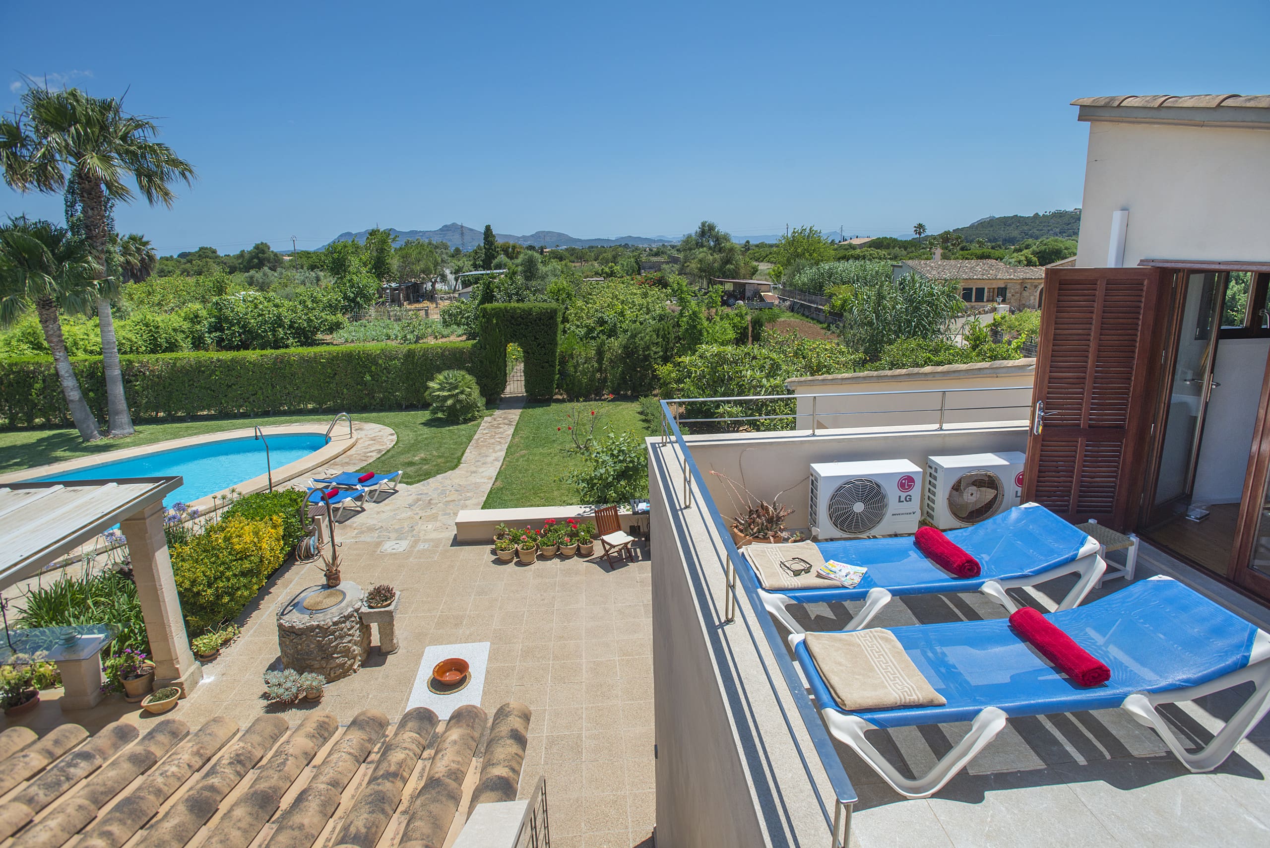 Villa Migjorn Llenaire Pollença: Stylish 3-Bedroom Golf Villa Rental with Private Pool and Sea Views, Pollença
