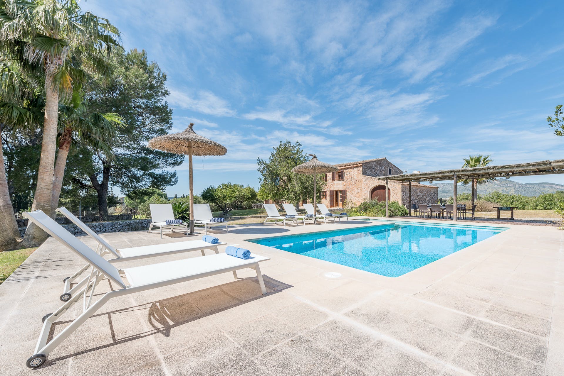 Villa Garrover Sant Llorenç: Luxury 4-Bedroom Villa with Private Pool and Sea Views, Mallorca Llevant