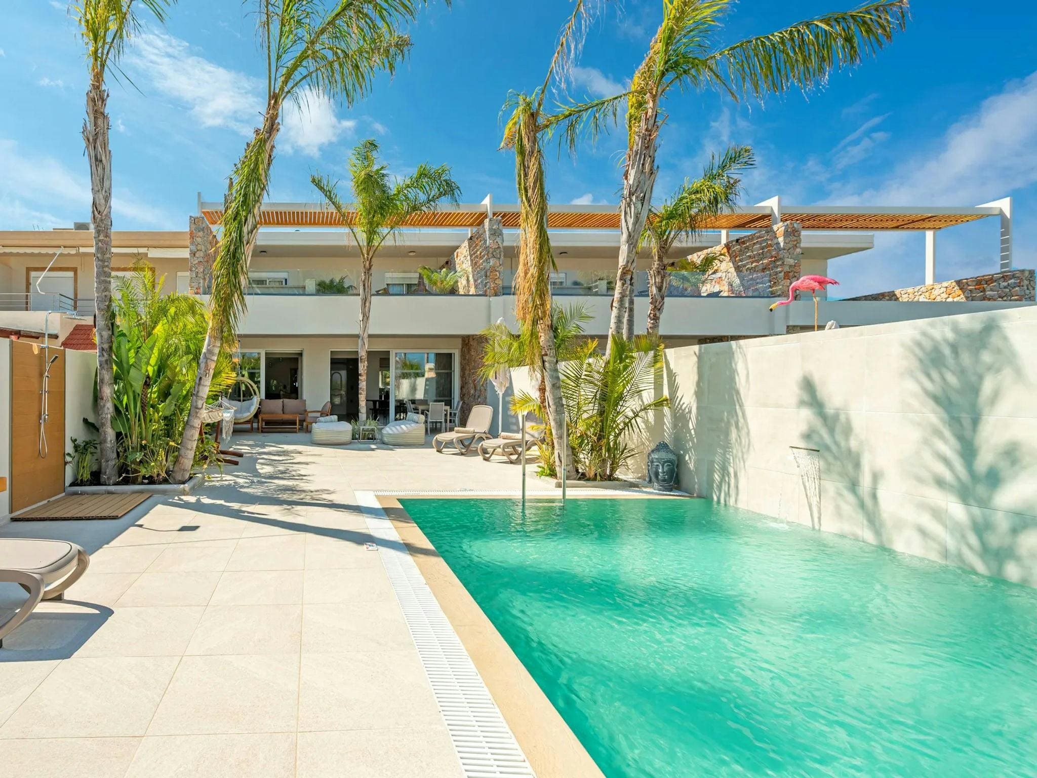 Villa Kallithea Faliraki: Luxury 3-Bedroom Villa with Private Pool and Sea Views, Faliraki