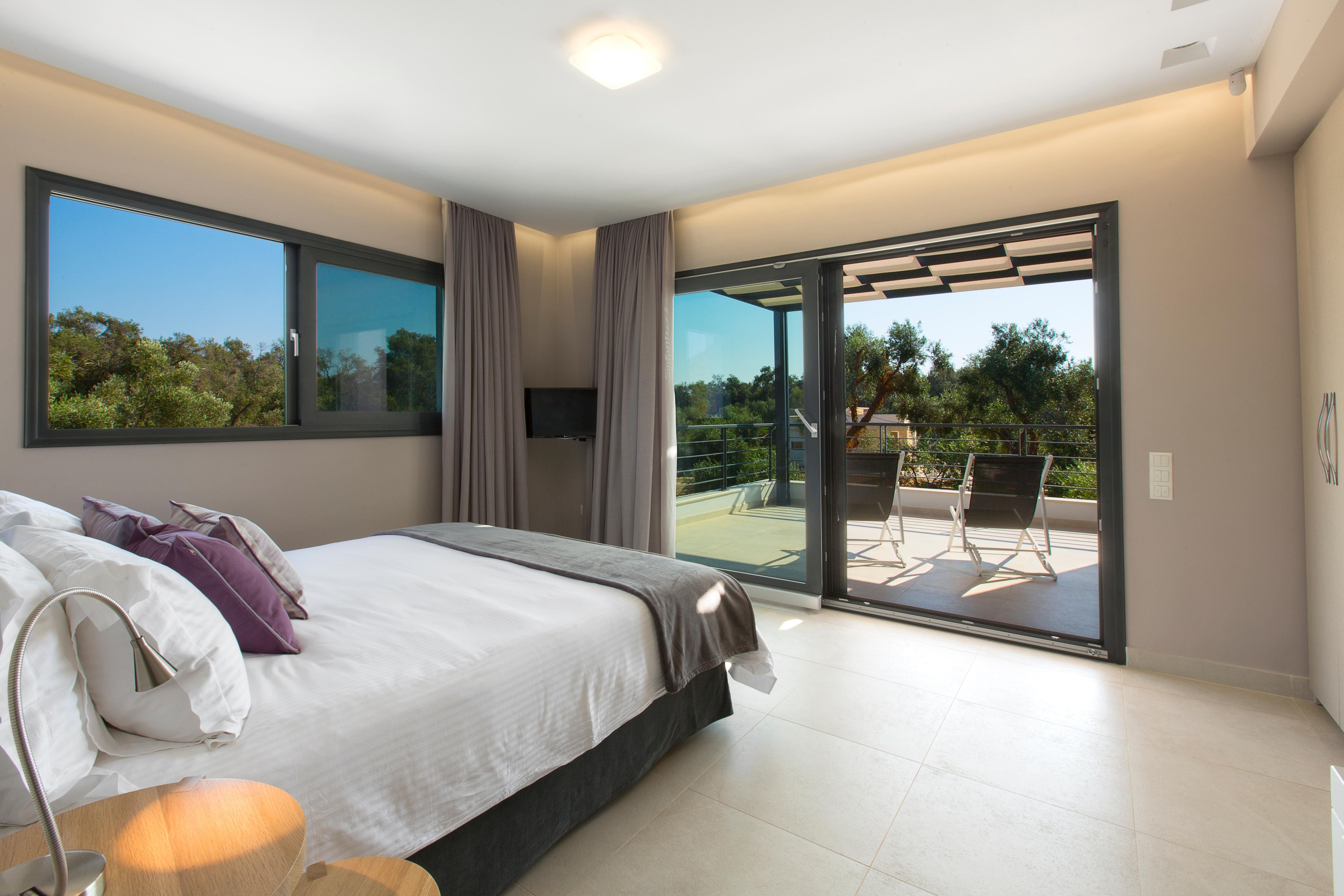 Villa Lefkos Kanoni Corfu: Luxury 3-Bedroom Villa with Private Pool and Sea Views, Corfu