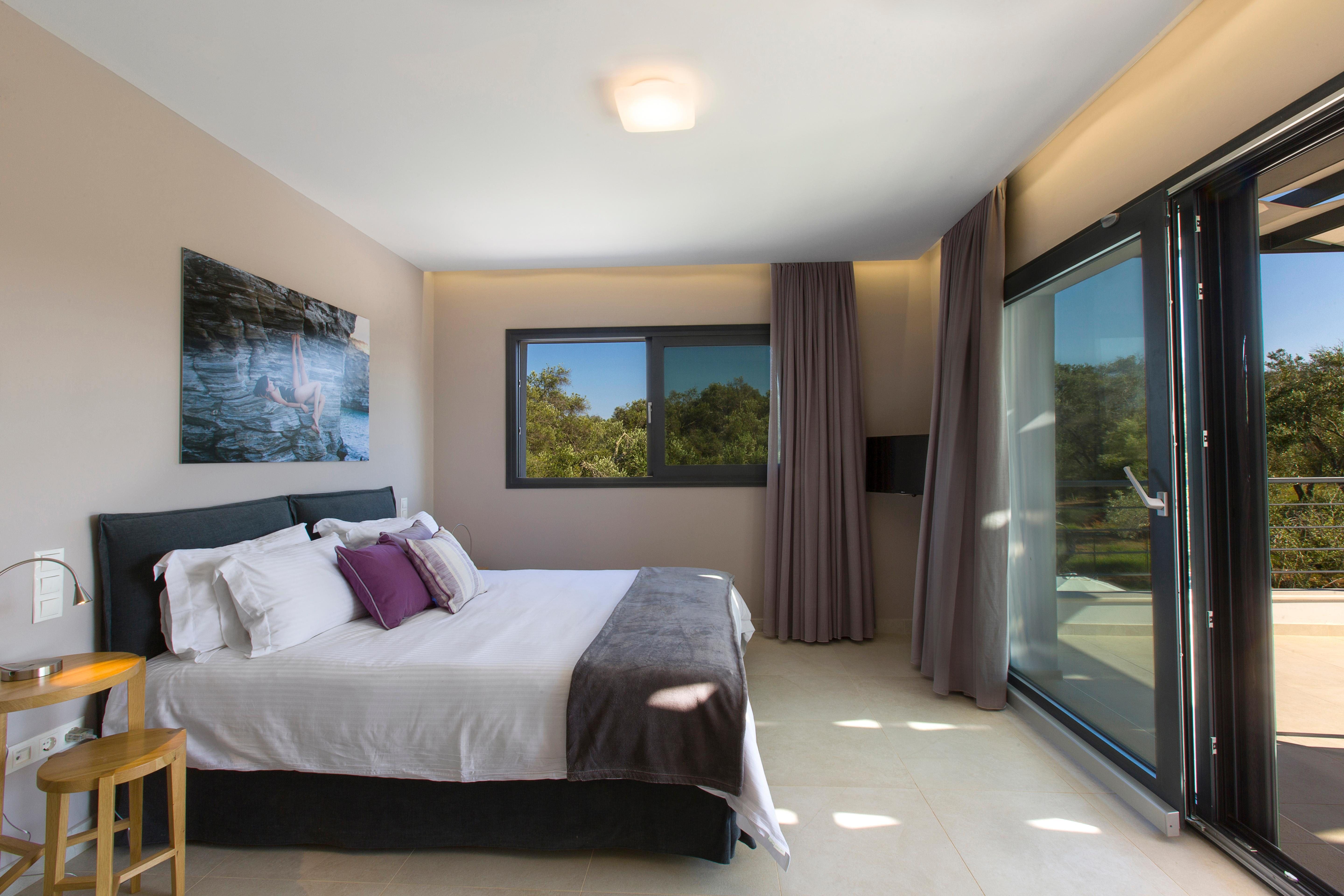 Villa Lefkos Kanoni Corfu: Luxury 3-Bedroom Villa with Private Pool and Sea Views, Corfu