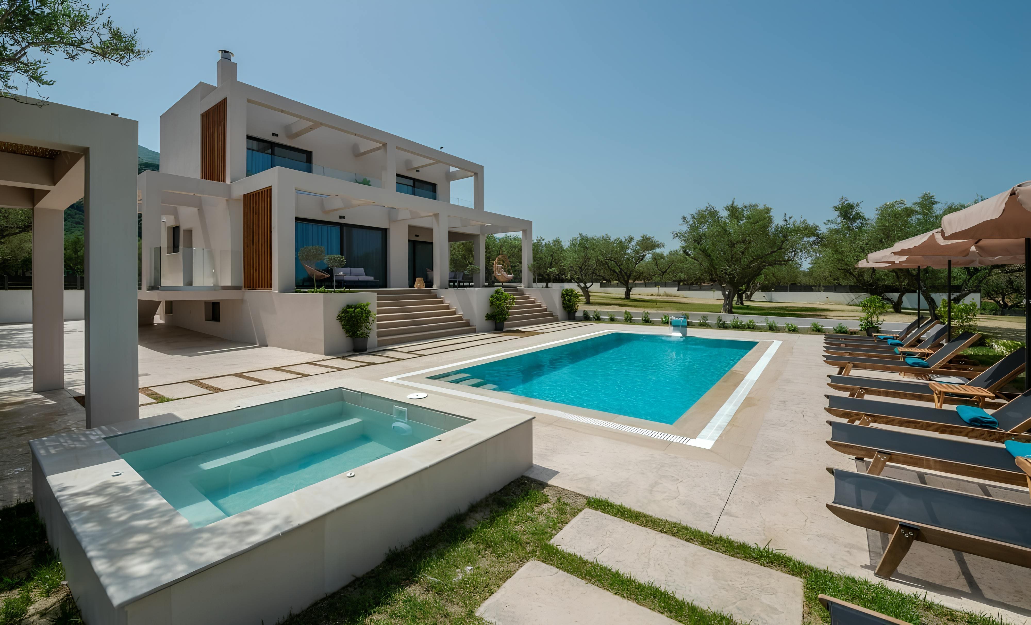 Villa Keriotis Laganas: Luxury 5-Bedroom Villa with Private Pool and Seaview in Laganas