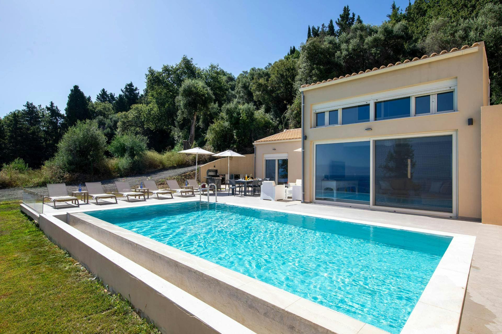 Villa Kerkyra Boukari: Luxury 3-Bedroom Villa with Private Pool and Sea Views, Corfu