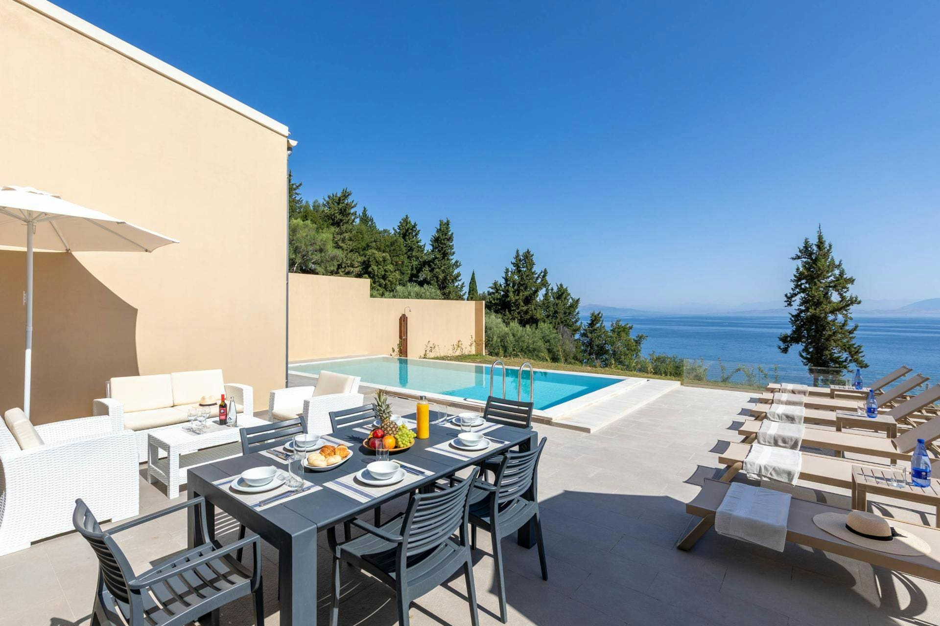 Villa Kerkyra Boukari: Luxury 3-Bedroom Villa with Private Pool and Sea Views, Corfu