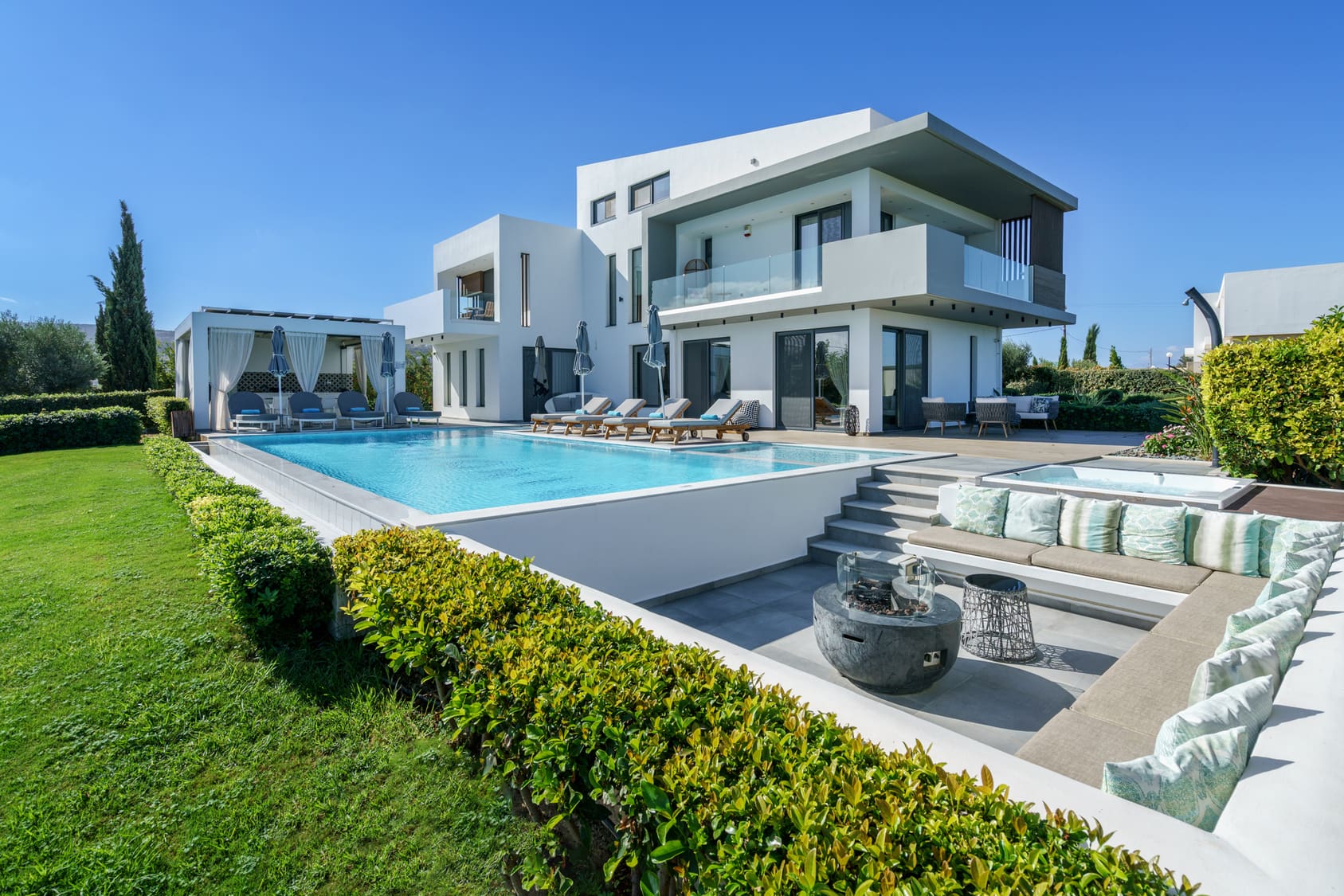Villa Kourtali Rethymno: Luxury 4-Bedroom Villa with Private Pool and Sea Views, Rethymno