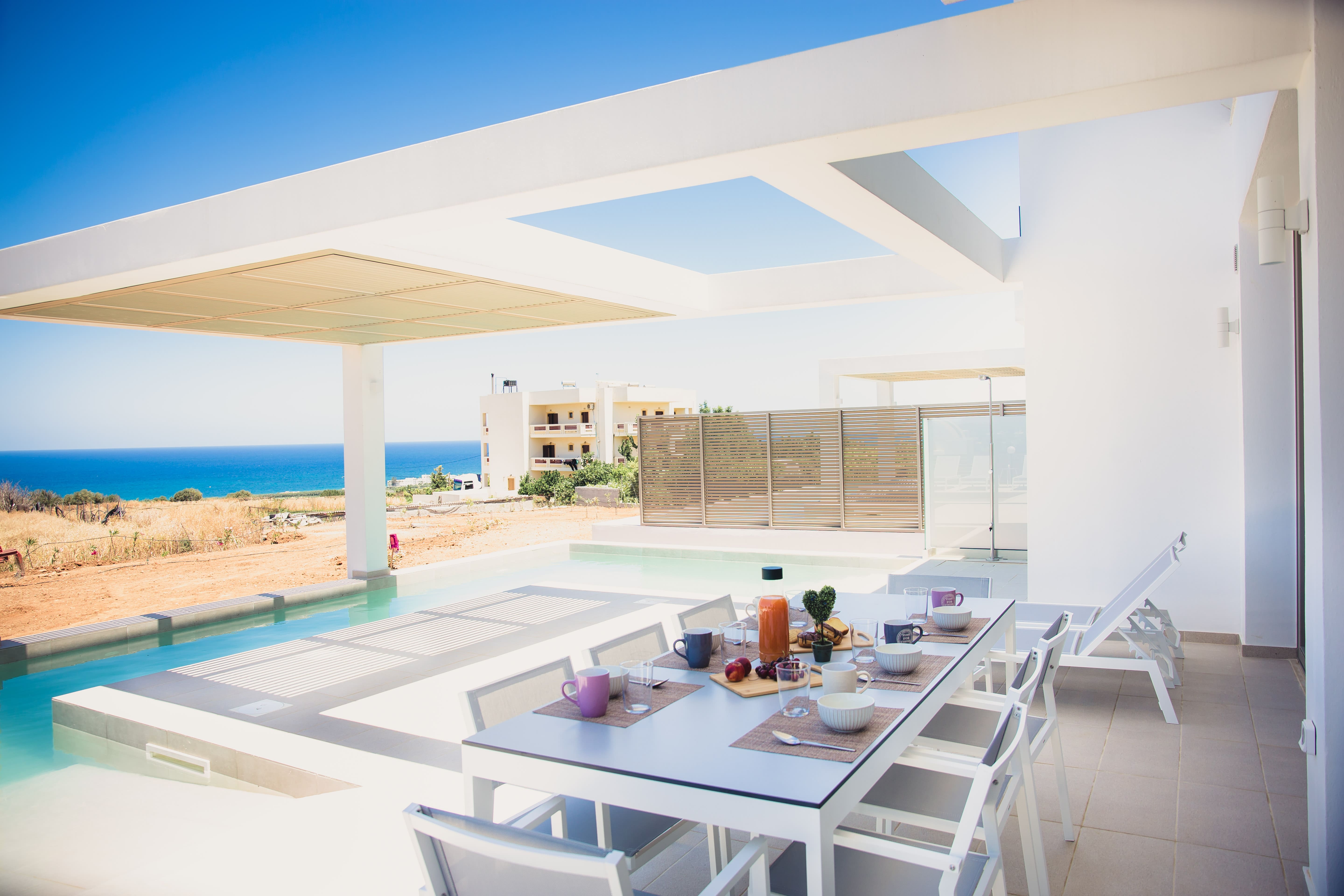 Villa Kourtaliotis Rethymnon: Luxury 4-Bedroom Apartment with Private Pool and Sea Views, Rethymnon
