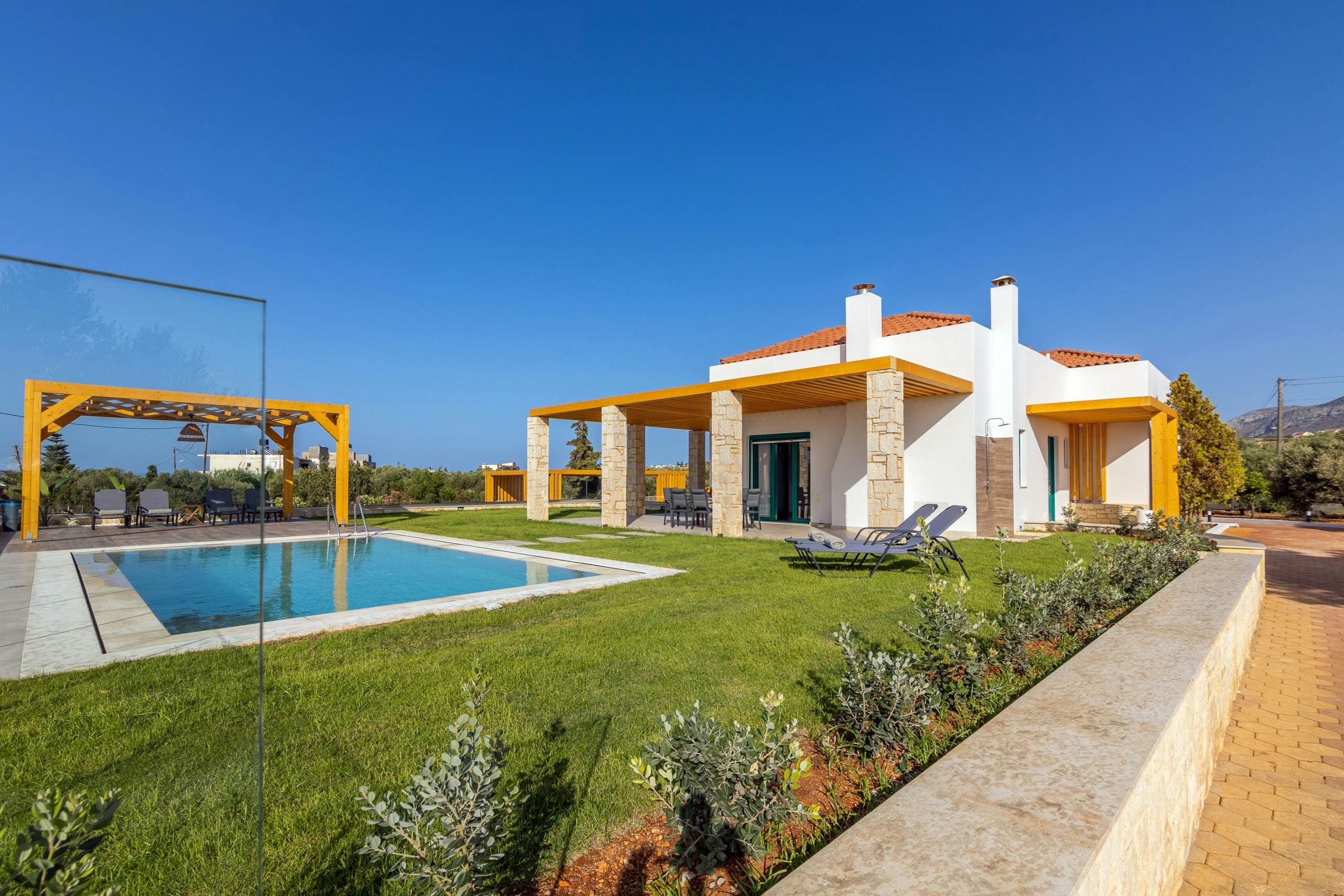 Villa Kri-Kri Hersonissos: Luxury 3-Bedroom Villa with Private Pool and Sea Views, Crete