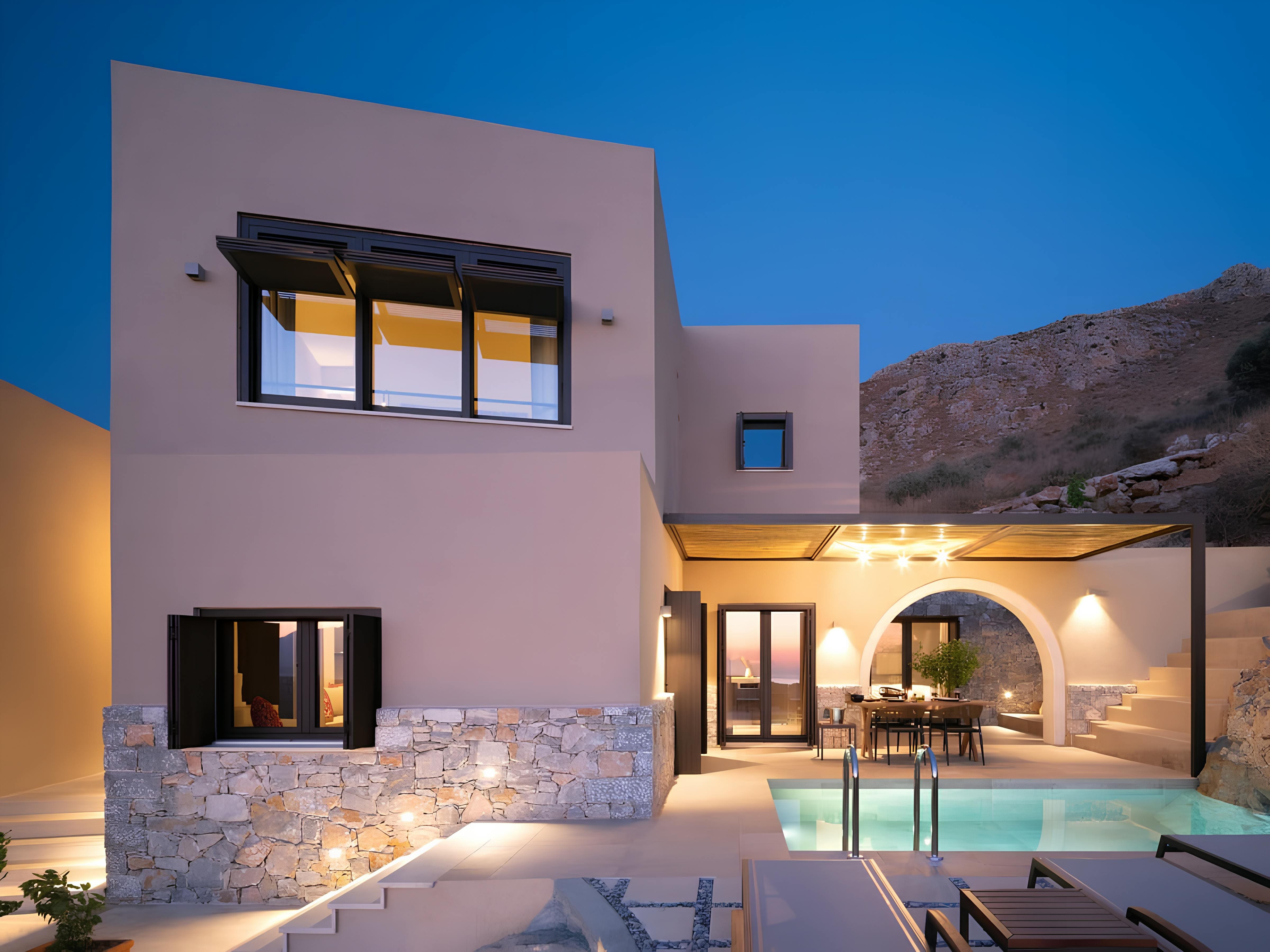 Villa Lofos Listaros: Luxury 2-Bedroom Villa with Private Pool and Air-Con, Crete