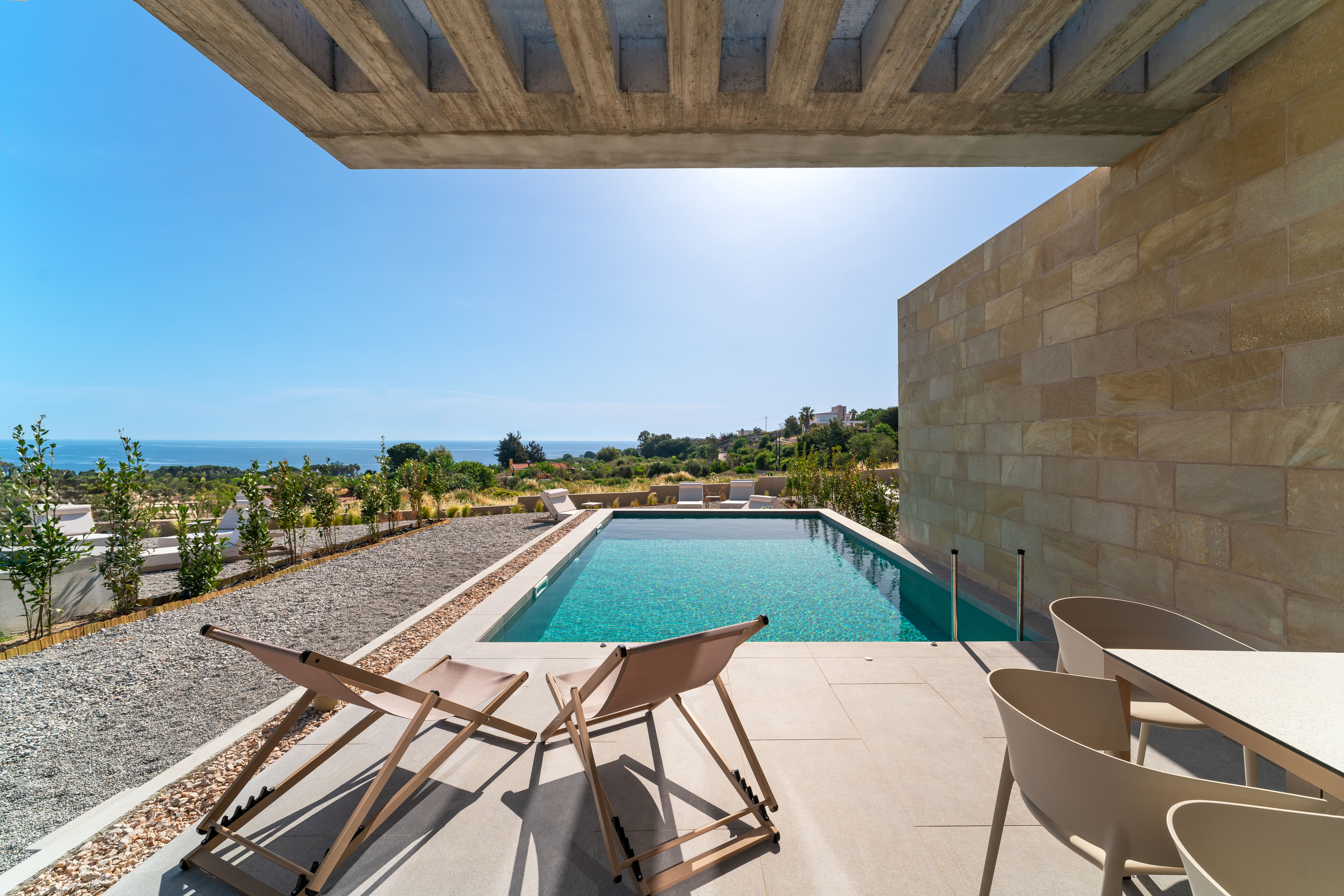 Villa Mandraki Faliraki: Luxury 2-Bedroom Villa with Private Pool and Sea Views, Faliraki