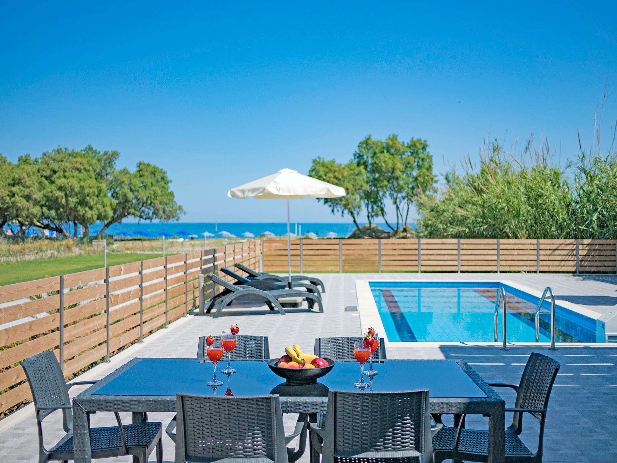 Villa Melidoni Rethymno: Luxury 3-Bedroom Apartment with Private Pool and Sea Views, Rethymno