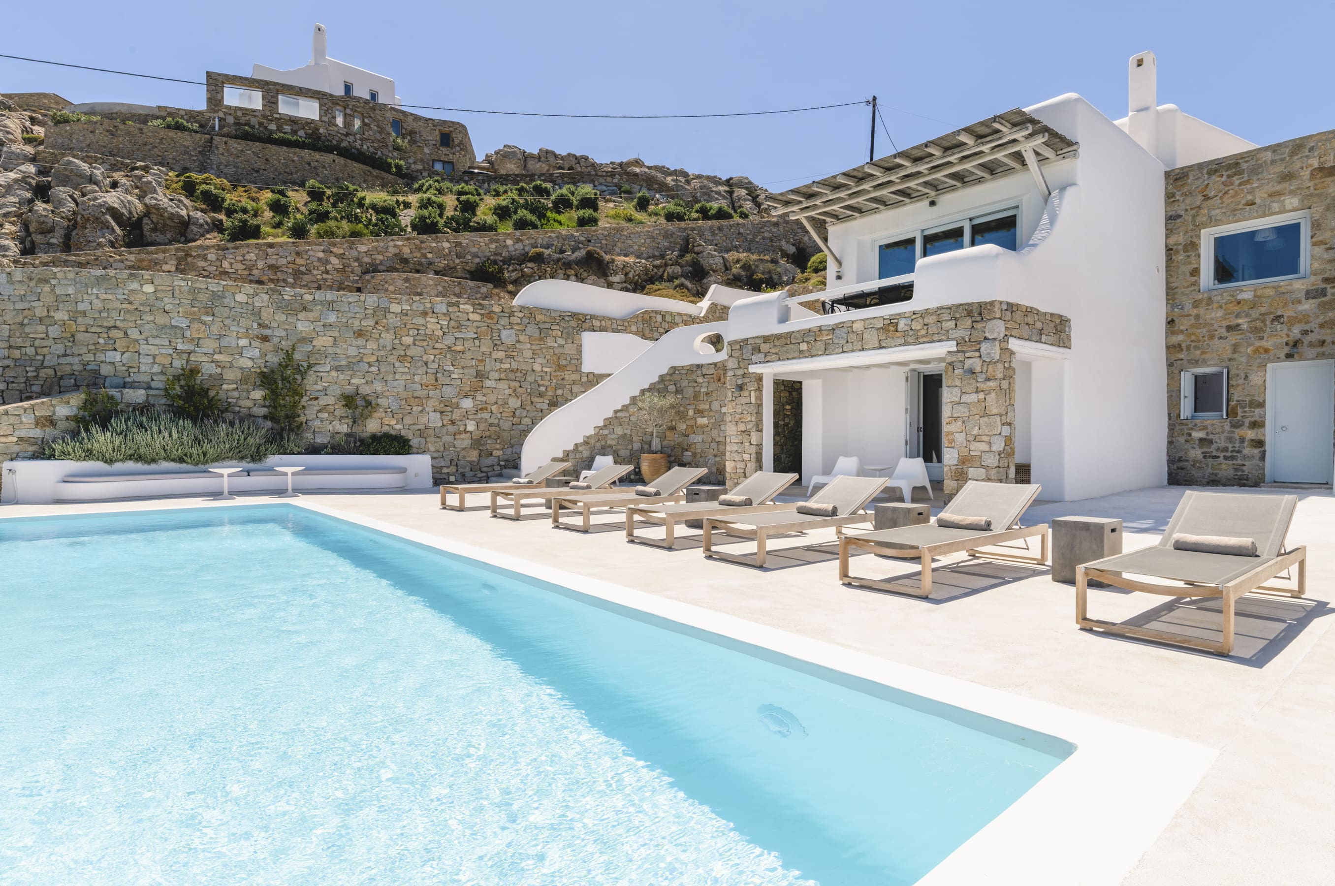 Villa Ostria AgiosAndreas Elia: Luxury 5-Bedroom Villa with Stunning Seaviews, Mykonos