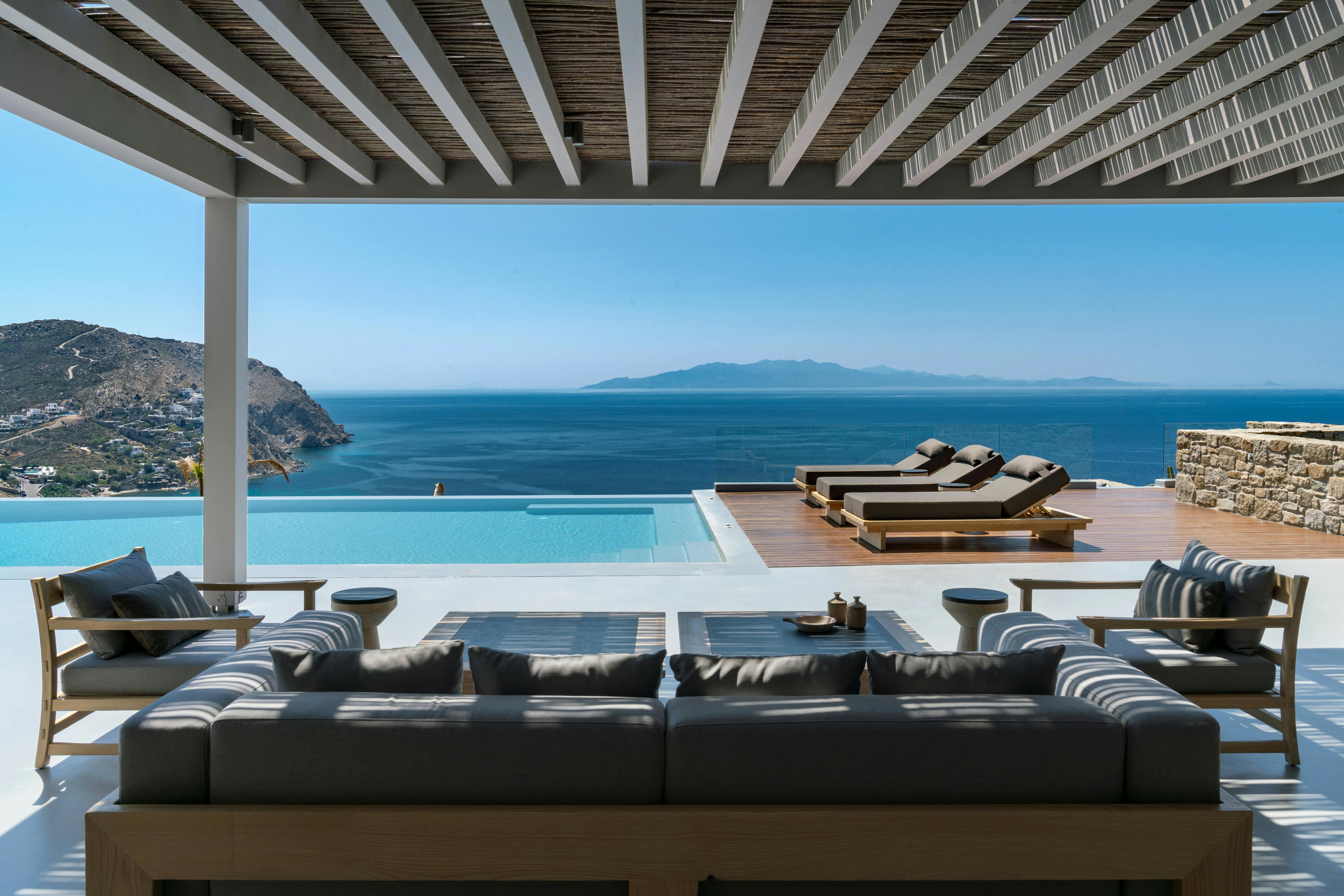 Villa Lysias Kalogria Elia: Luxury 6-Bedroom Villa with Stunning Seaview, Mykonos