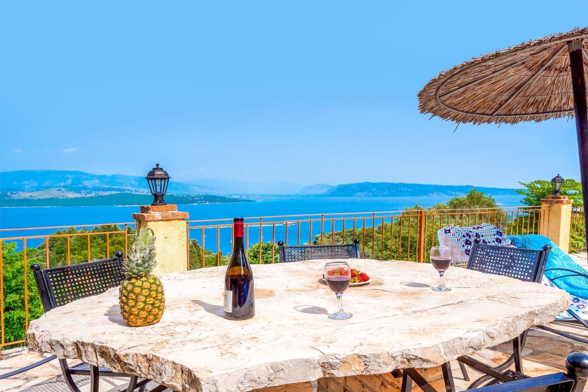 Villa Ostria Nymfes Kassiopi: Spacious 6-Bedroom Apartment with Sea Views and Pool, Kassiopi