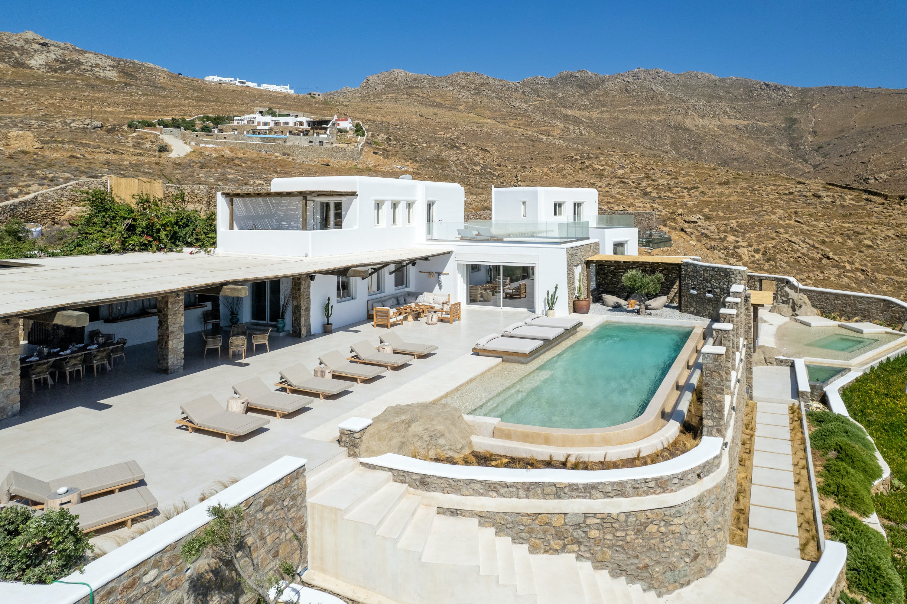 Villa Boreas Fokos Mykonos: Luxury 7-Bedroom Villa with Seaview and Pool, Mykonos