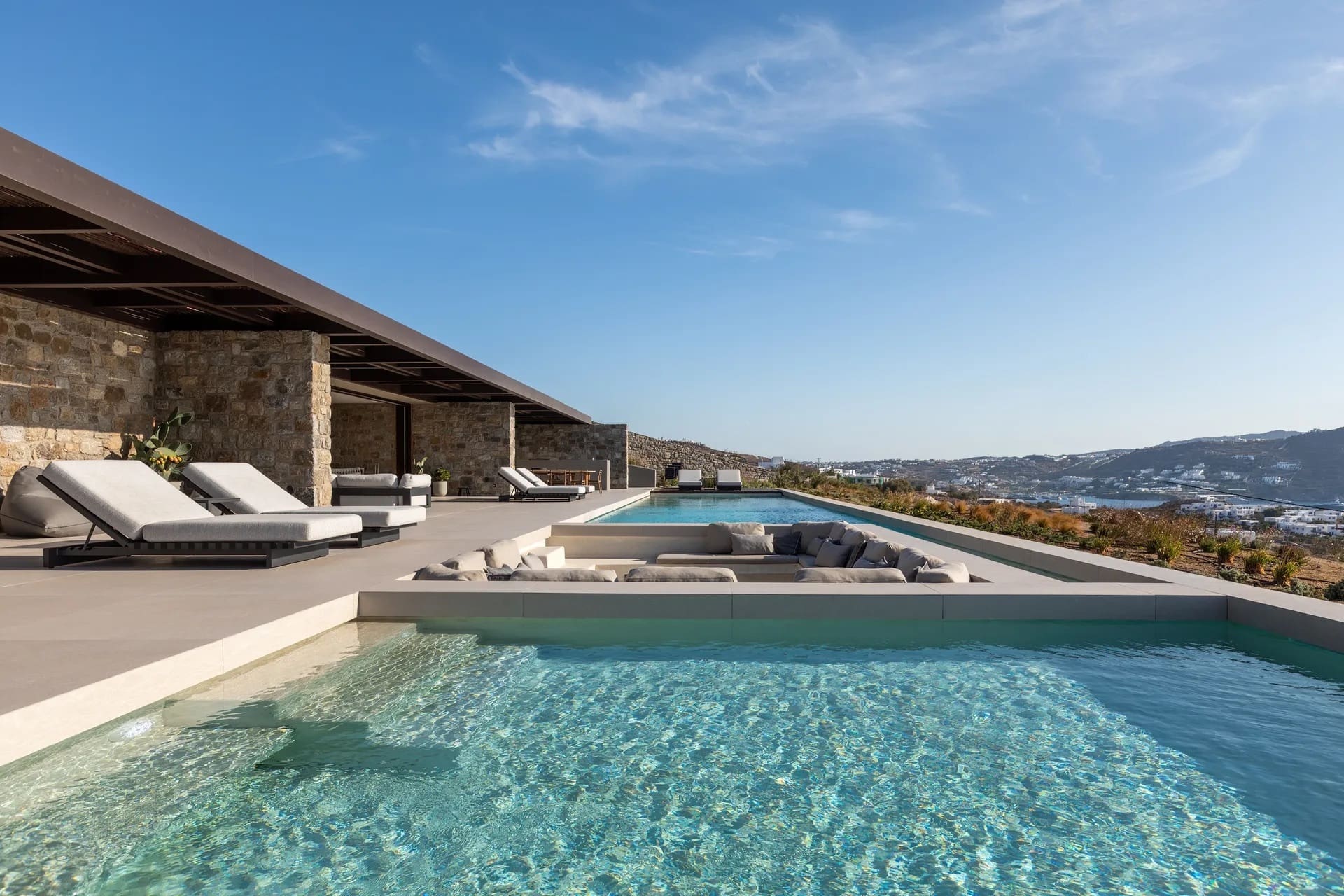 Villa Boreas Agios Lazaros Mykonos: Luxury 6-Bedroom Villa with Panoramic Seaviews and Pool, Mykonos
