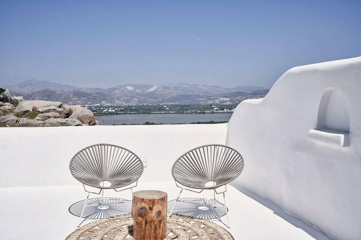 Villa Lysias Apiranthos Naxos-718026: Luxury 3-Bedroom Villa with Private Pool and Sea Views, Naxos