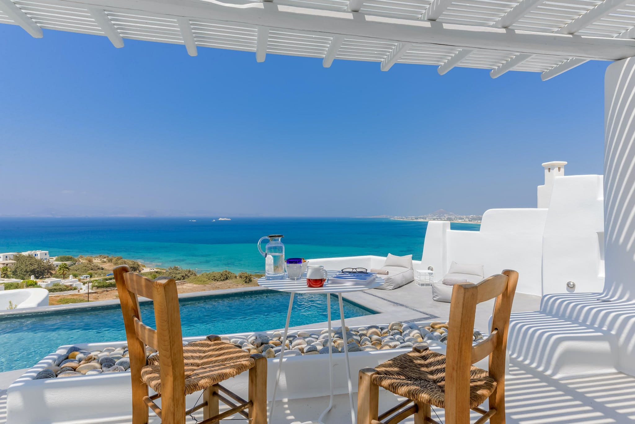 Villa Lysias Moutsouna Naxos: Luxury 4-Bedroom Villa with Private Pool and Sea Views, Naxos