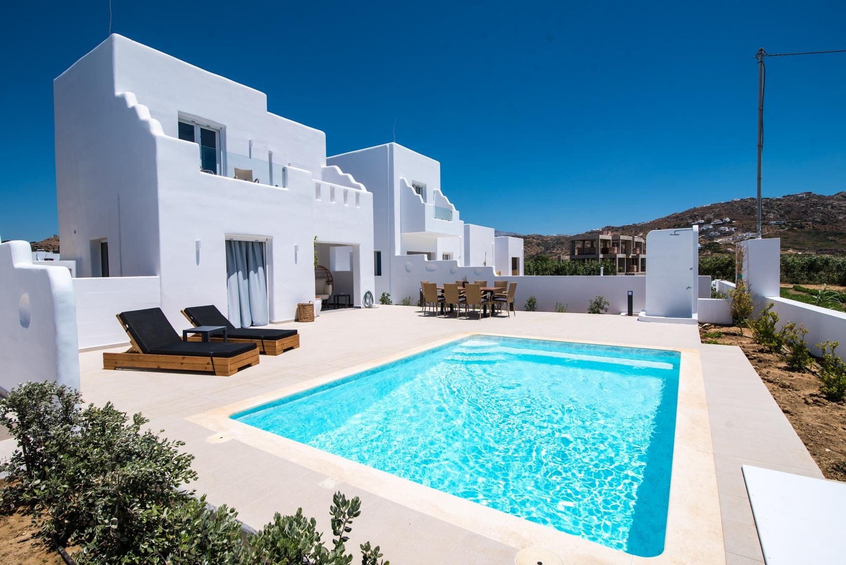 Villa Chrysos Apollonas Naxos: Luxury 4-Bedroom Villa with Seaview and Pool, Naxos