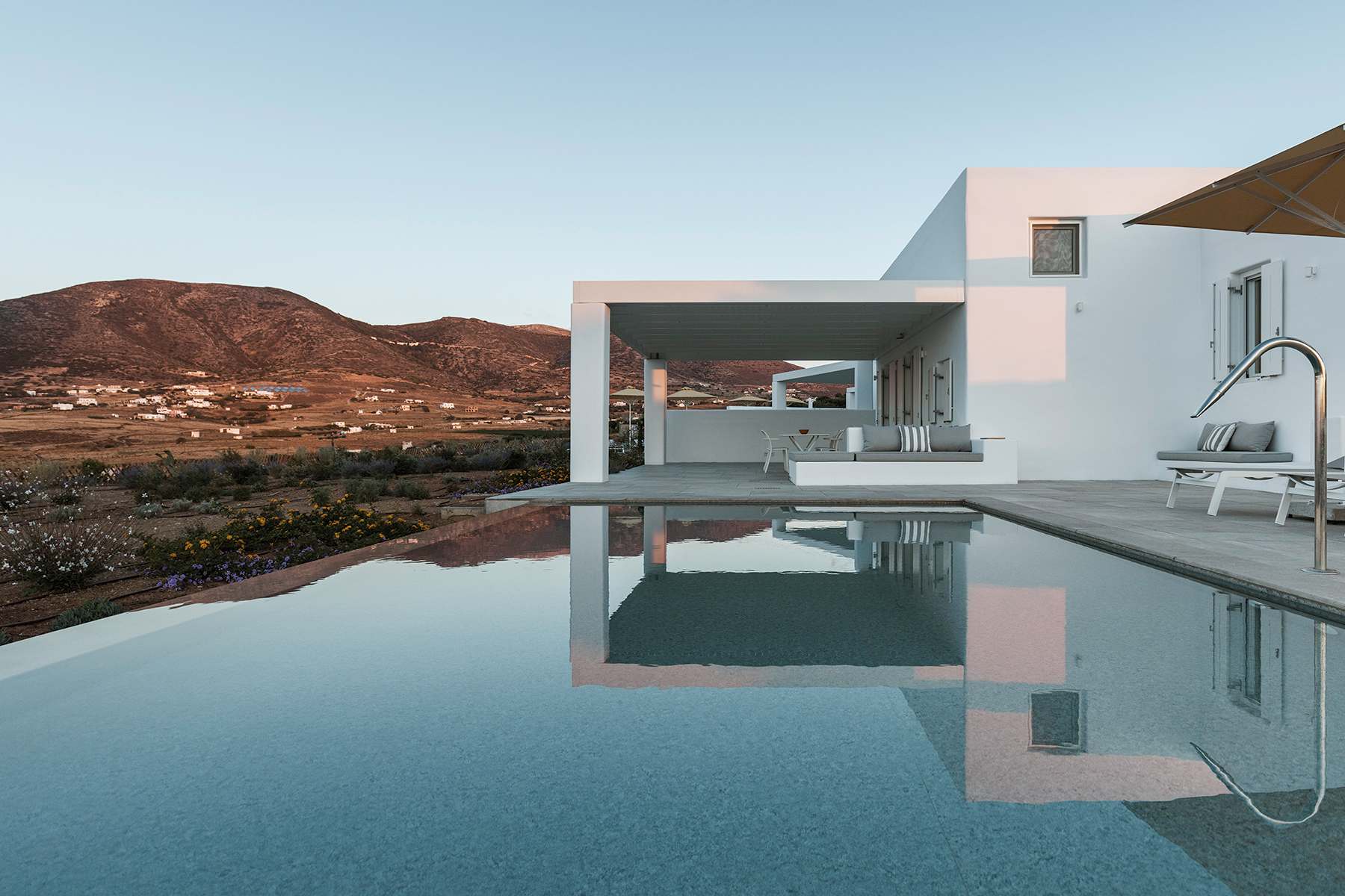 Villa Lefkos Logaras Paros-818382: Luxury 2-Bedroom Villa with Private Pool and Sea Views, Paros