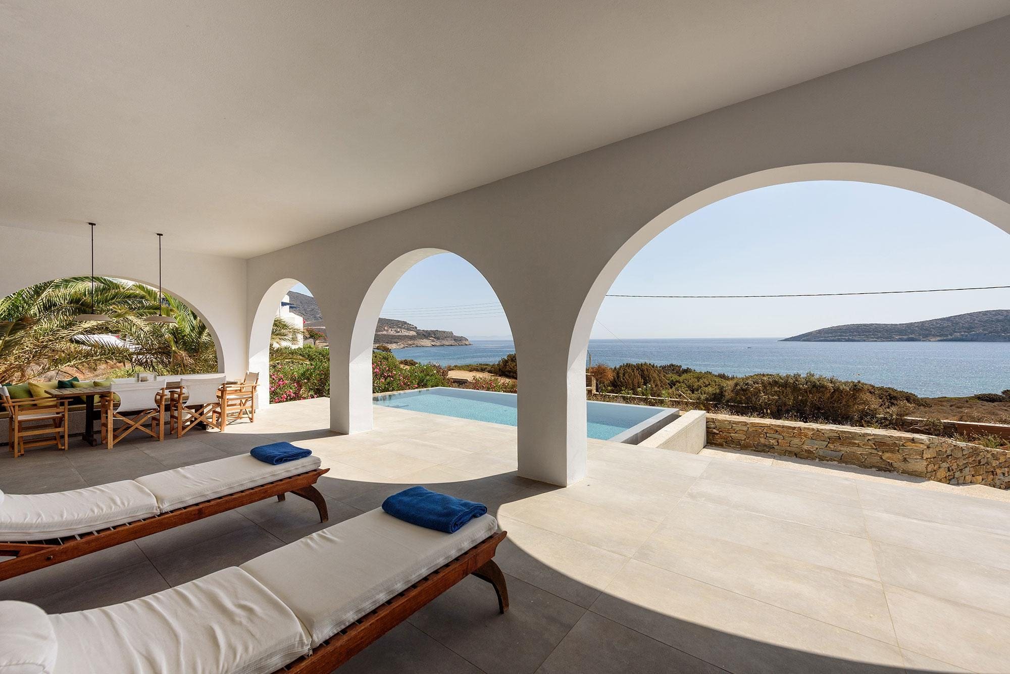 Villa Lefki Marmaro Paros-744742: Luxury 4-Bedroom Apartment with Infinity Pool and Sea Views, Paros
