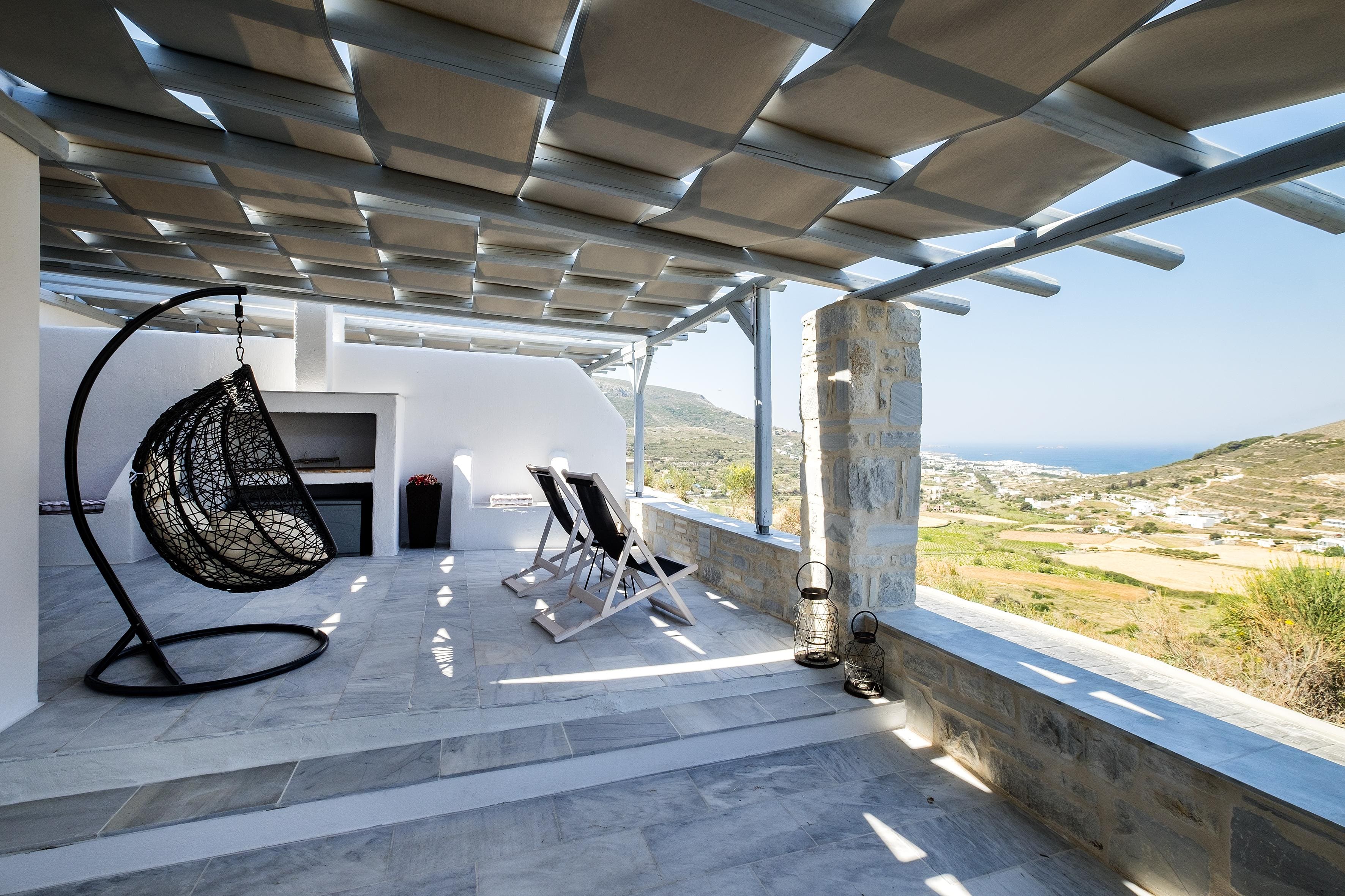 Villa Lysias Piso Livadi Paros-845841: Charming 2-Bedroom Apartment with Private Pool and Sea View, Paros