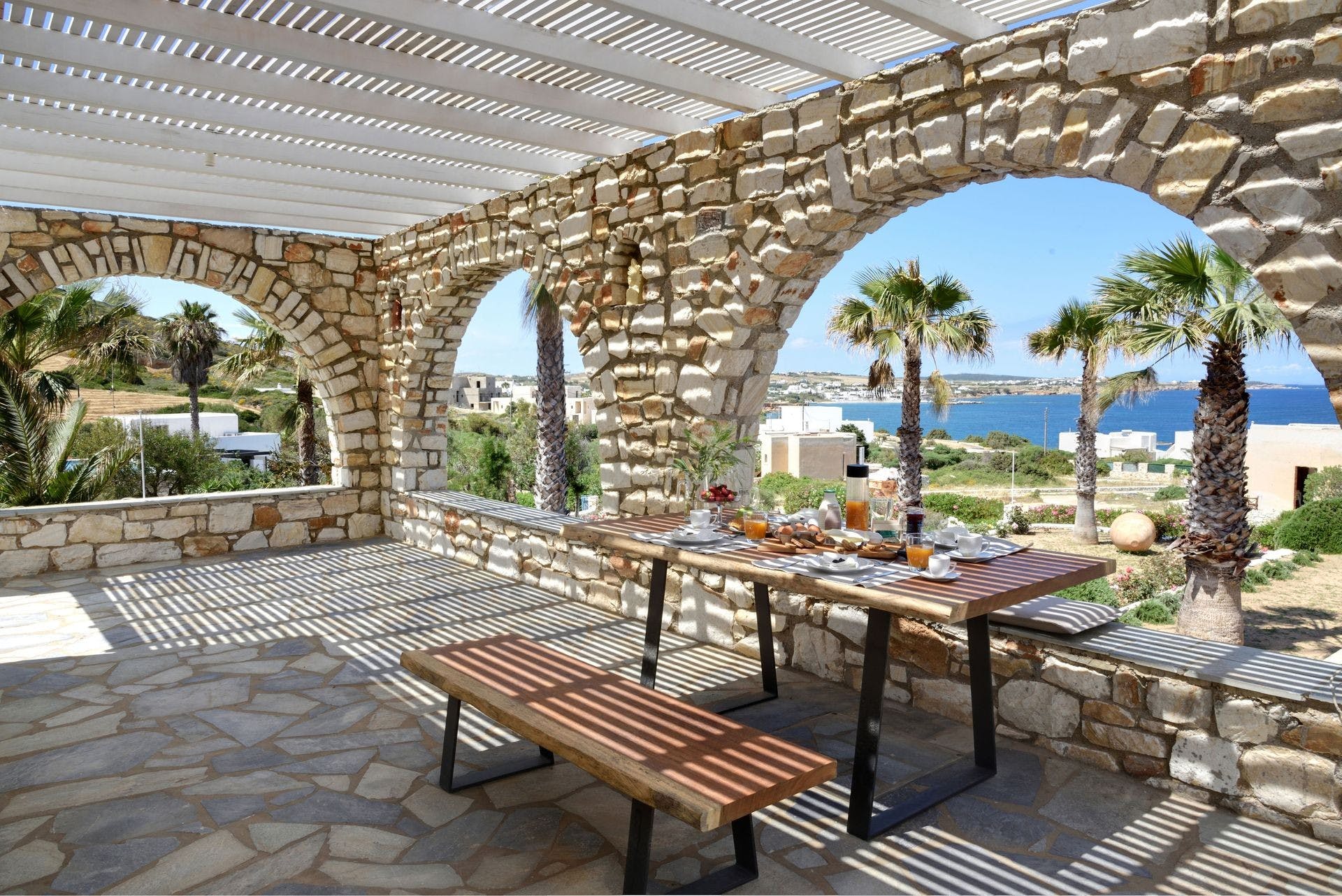 Villa Lefki Marmaro Paros-682666: 3-Bedroom Luxury Apartment with Seaview and Pool, Paros