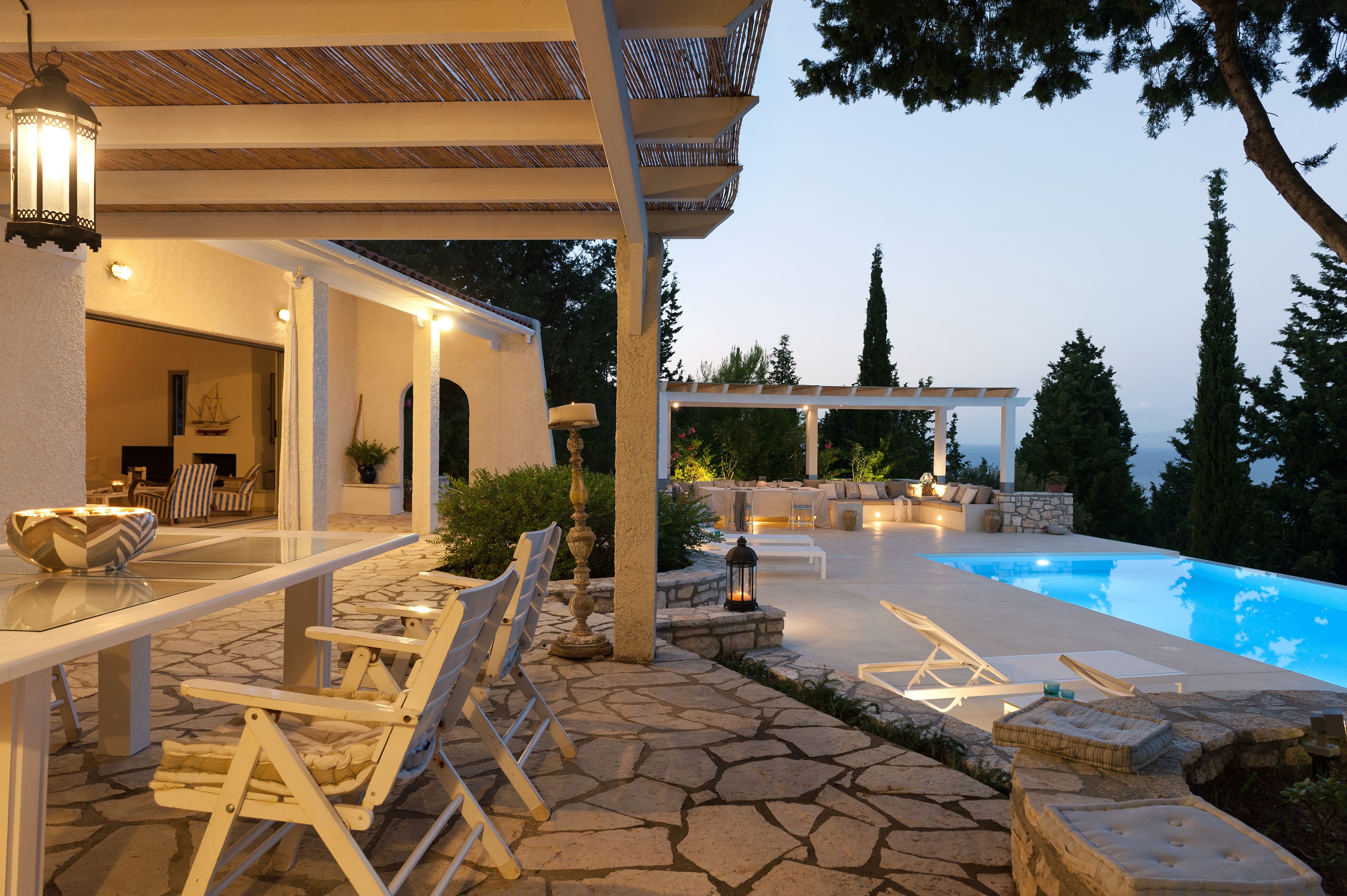 Villa Meltemi Paxi: Luxury 4-Bedroom Apartment with Infinity Pool and Sea Views, Paxi