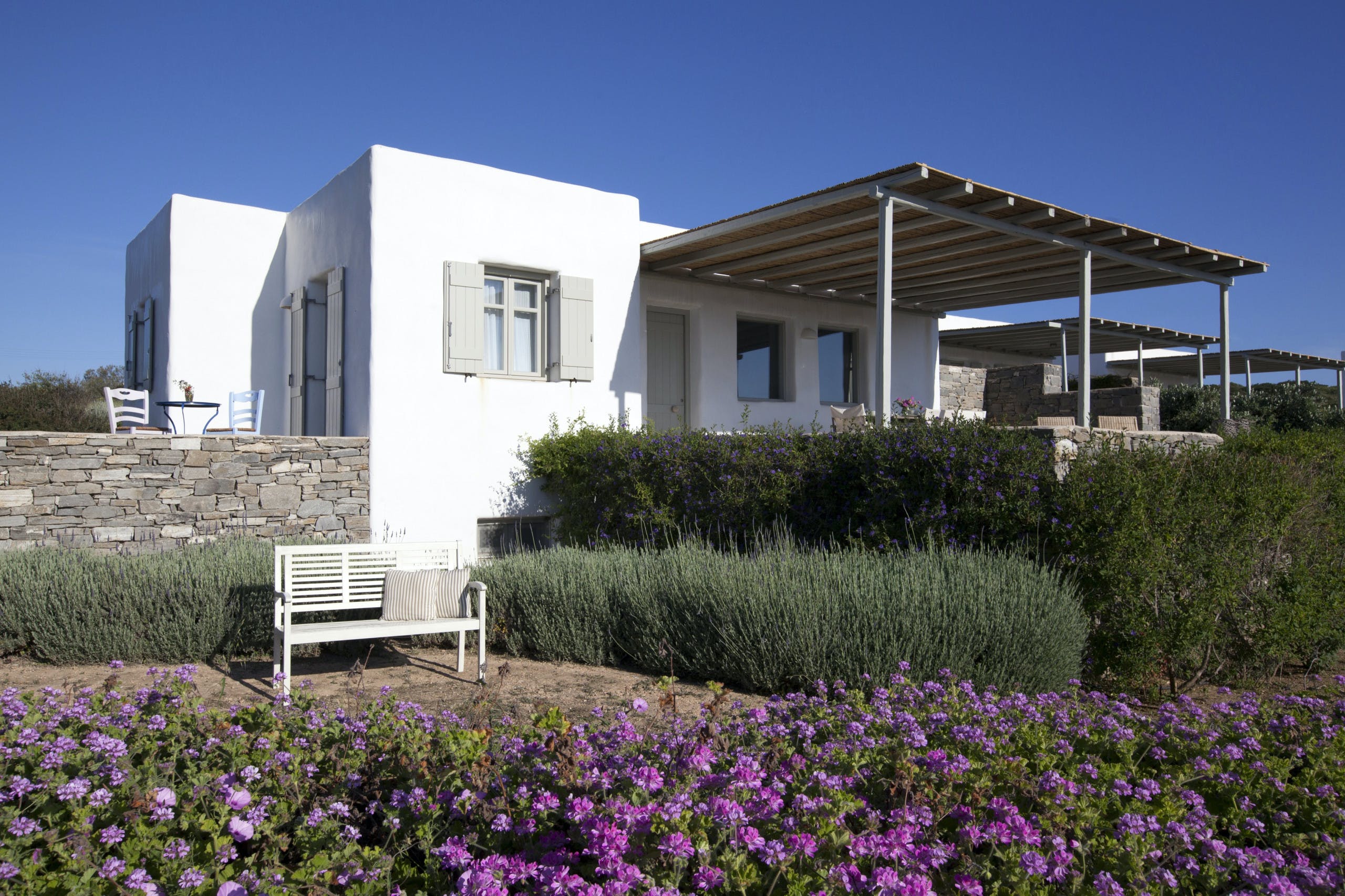 Villa Meltemi Santa Maria: Luxury 4-Bedroom Villa with Sea Views and Beach Access, Paros