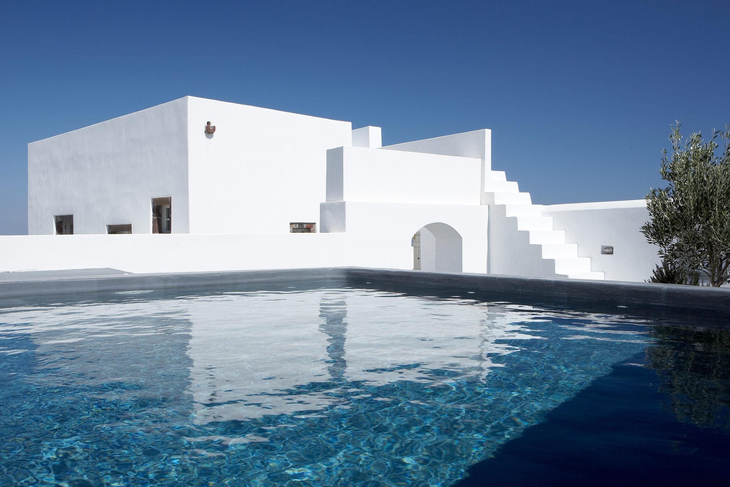 Villa Lefkos Pyrgos Santorini-688244: Luxury 5-Bedroom Apartment with Seaview and Pool, Santorini