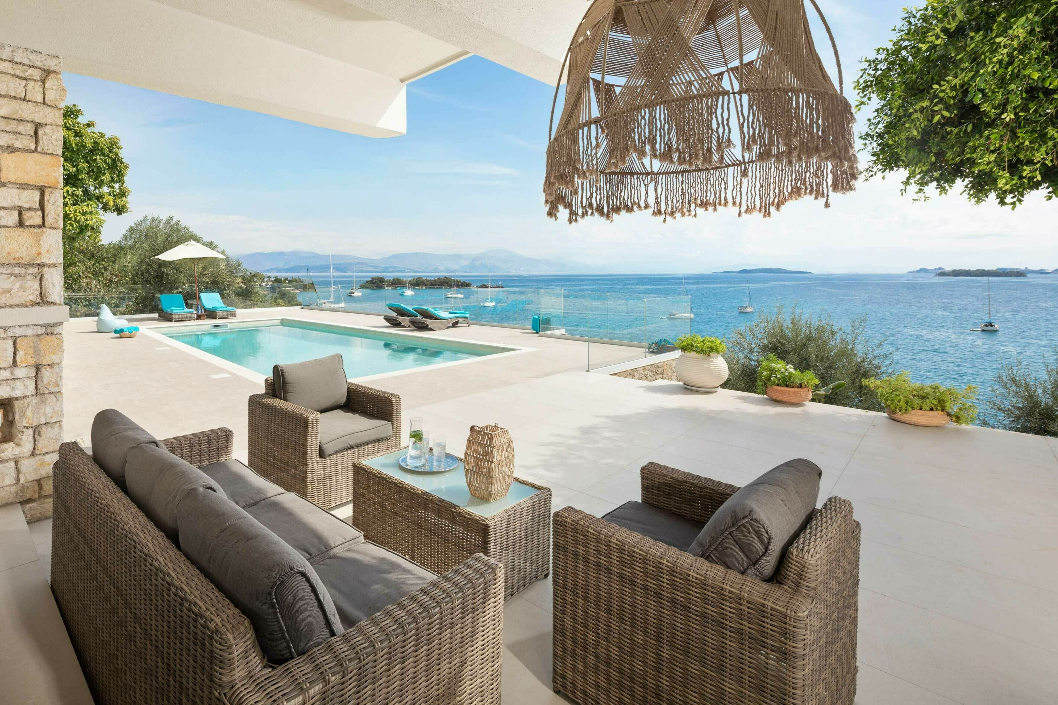 Villa Nireas Corfu: Luxury 4-Bedroom Villa with Private Pool and Sea Views, Corfu