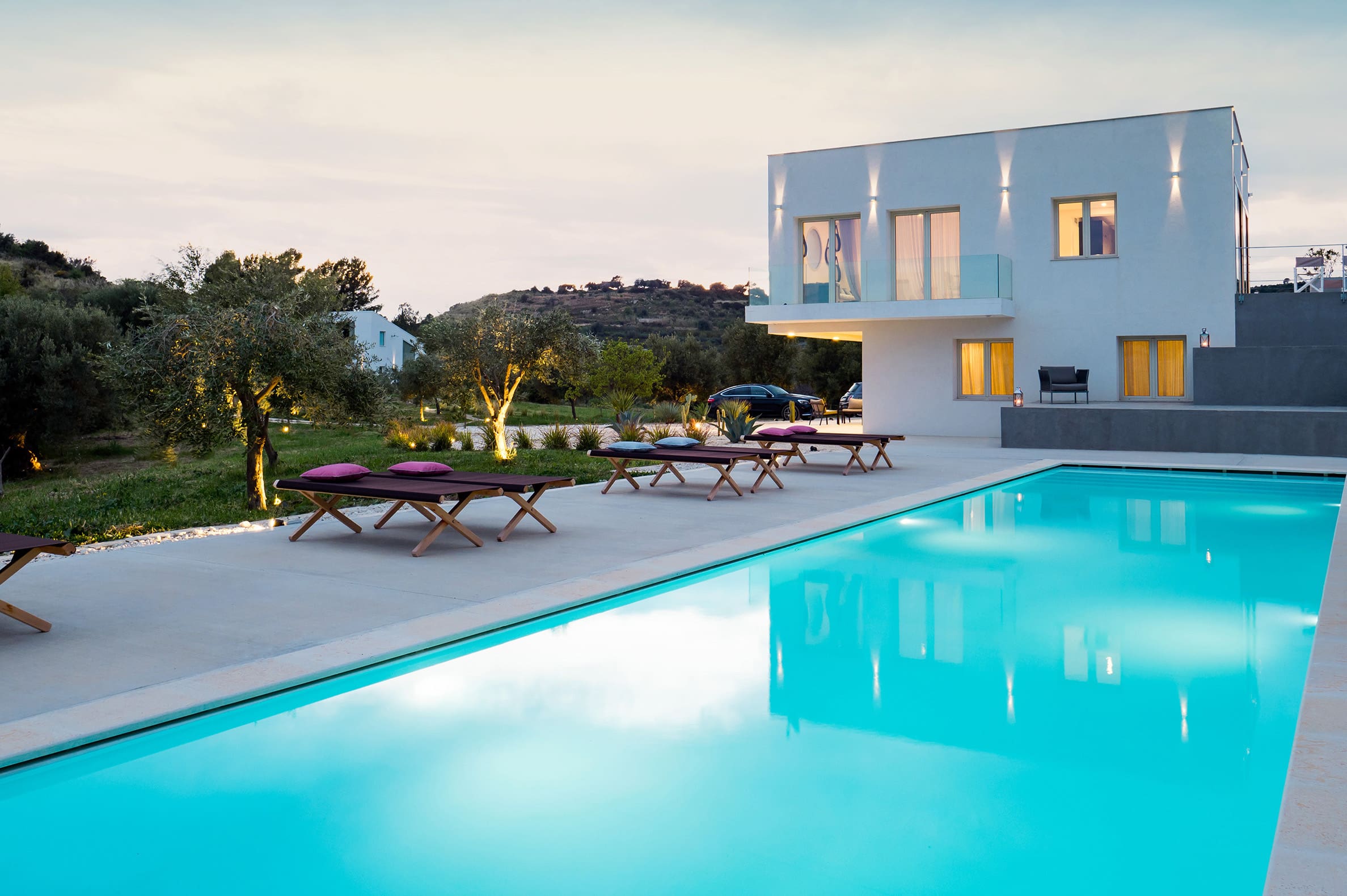Villa Ceruleo Grotta Syracuse: Luxury 5-Bedroom Villa with Seaview and Pool, Syracuse