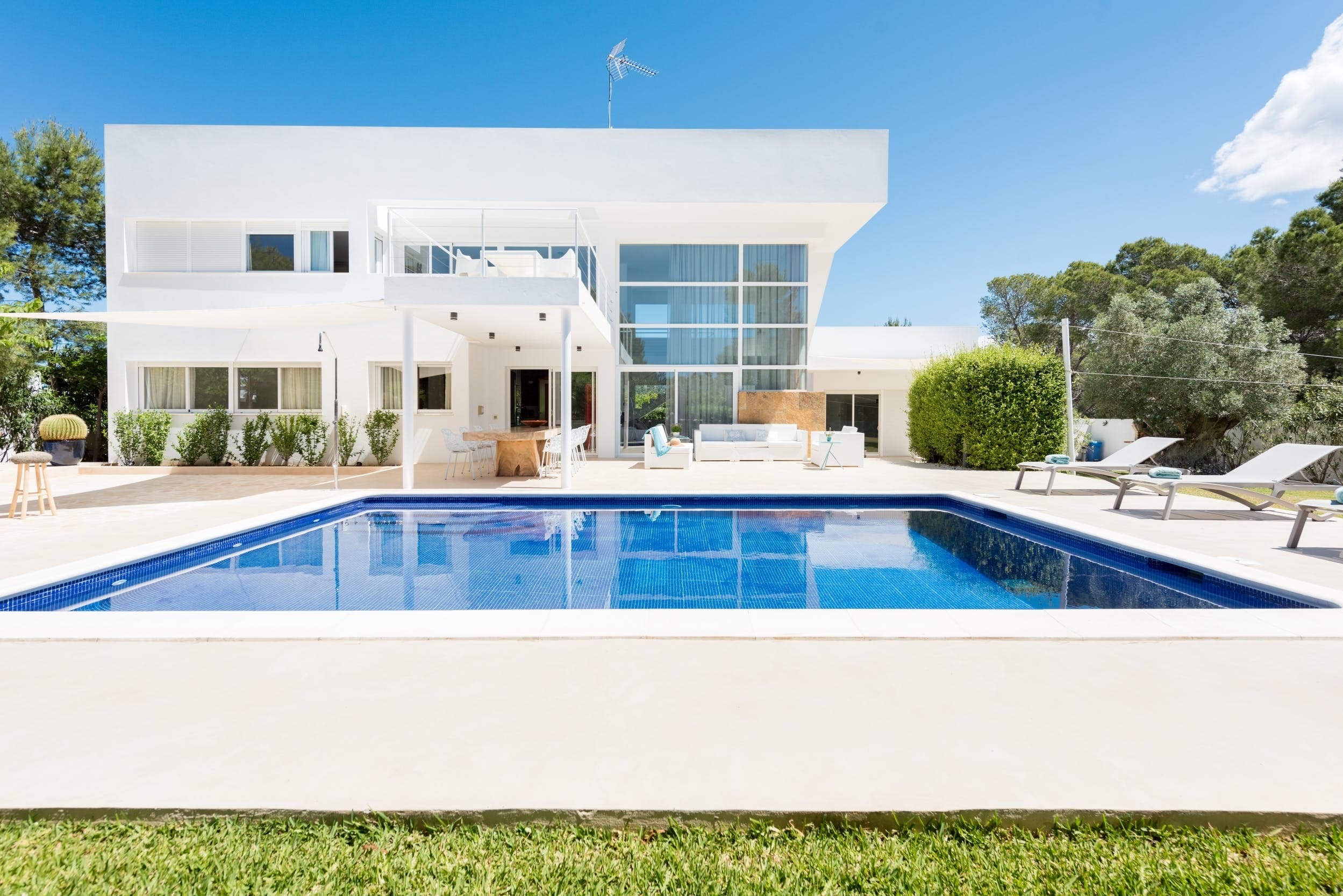Villa Llevant Es Cubells Cala Vedella: Luxury 4-Bedroom Villa with Seaview and Pool, Cala Vedella, Ibiza