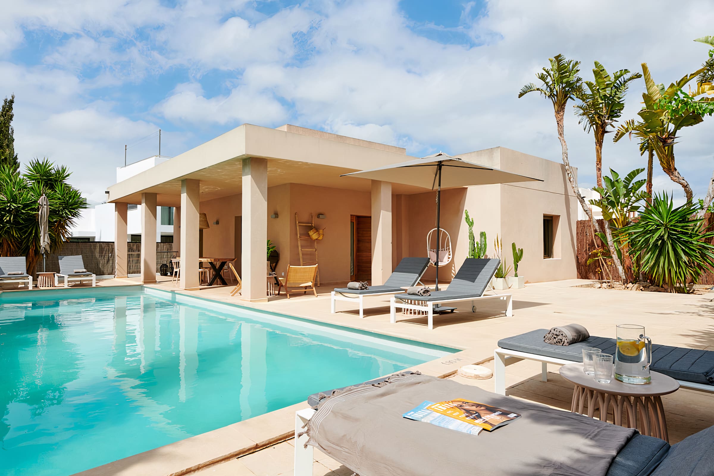 Villa Alborada S’Hort Talamanca: Elegant 2-Bedroom Villa with Seaview and Pool, Talamanca