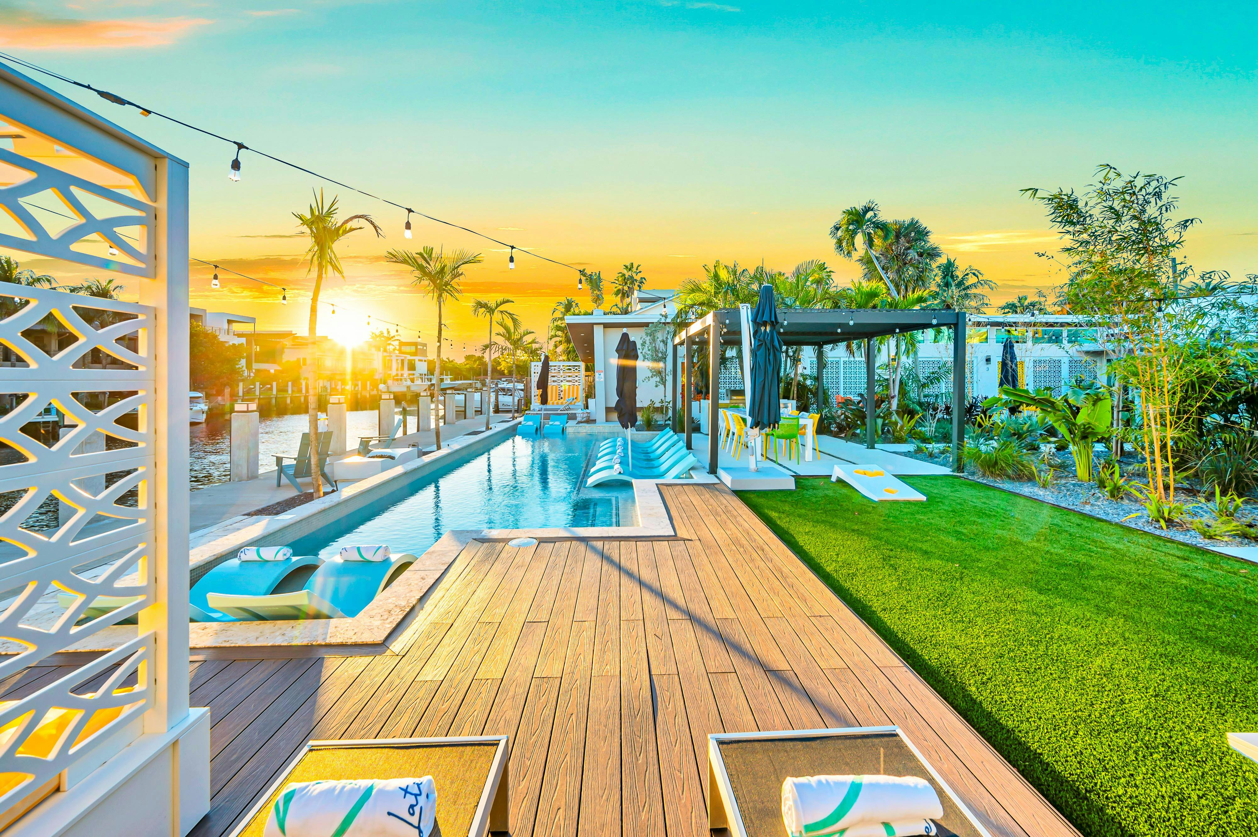Villa Tarpon Coralridge: Luxury 1-Bedroom Villa with Heated Pool and Seaview, Fort Lauderdale