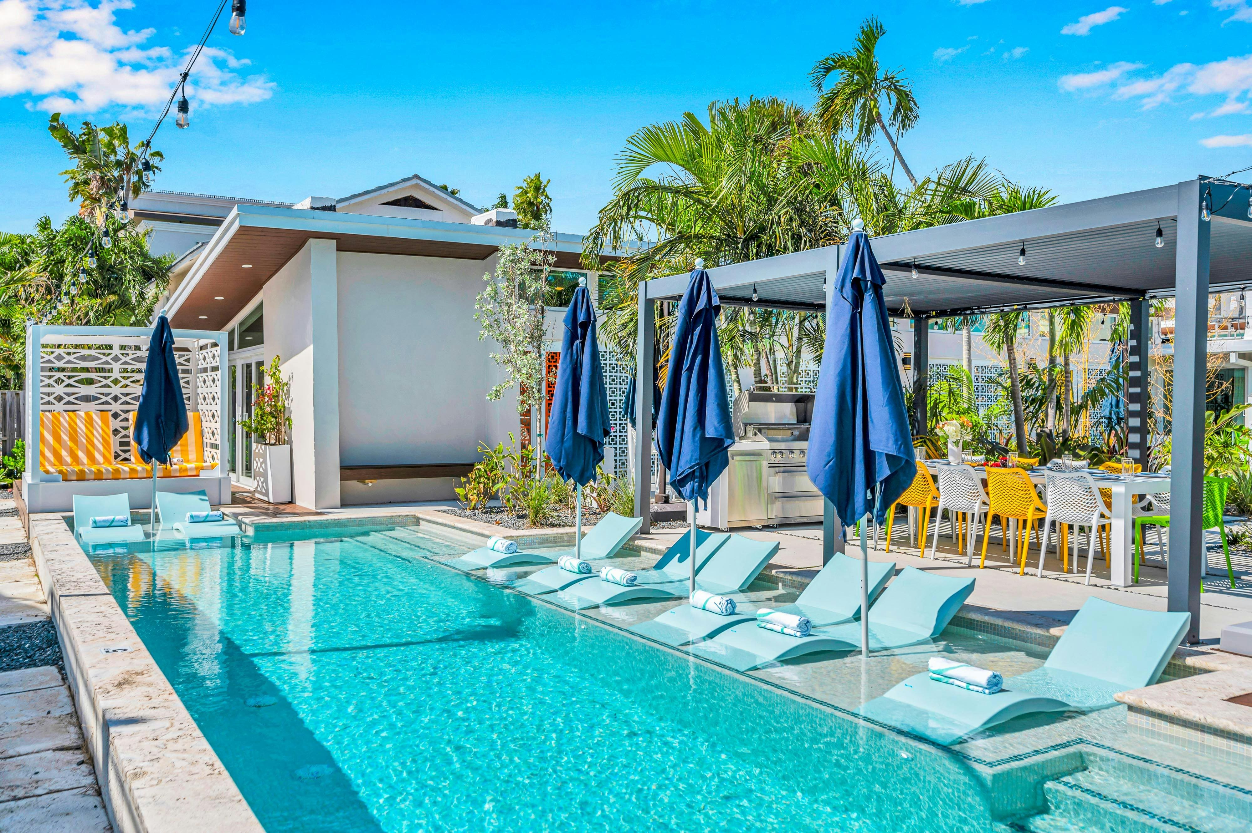 Villa Tarpon Coralridge: Luxury 1-Bedroom Villa with Heated Pool and Seaview, Fort Lauderdale
