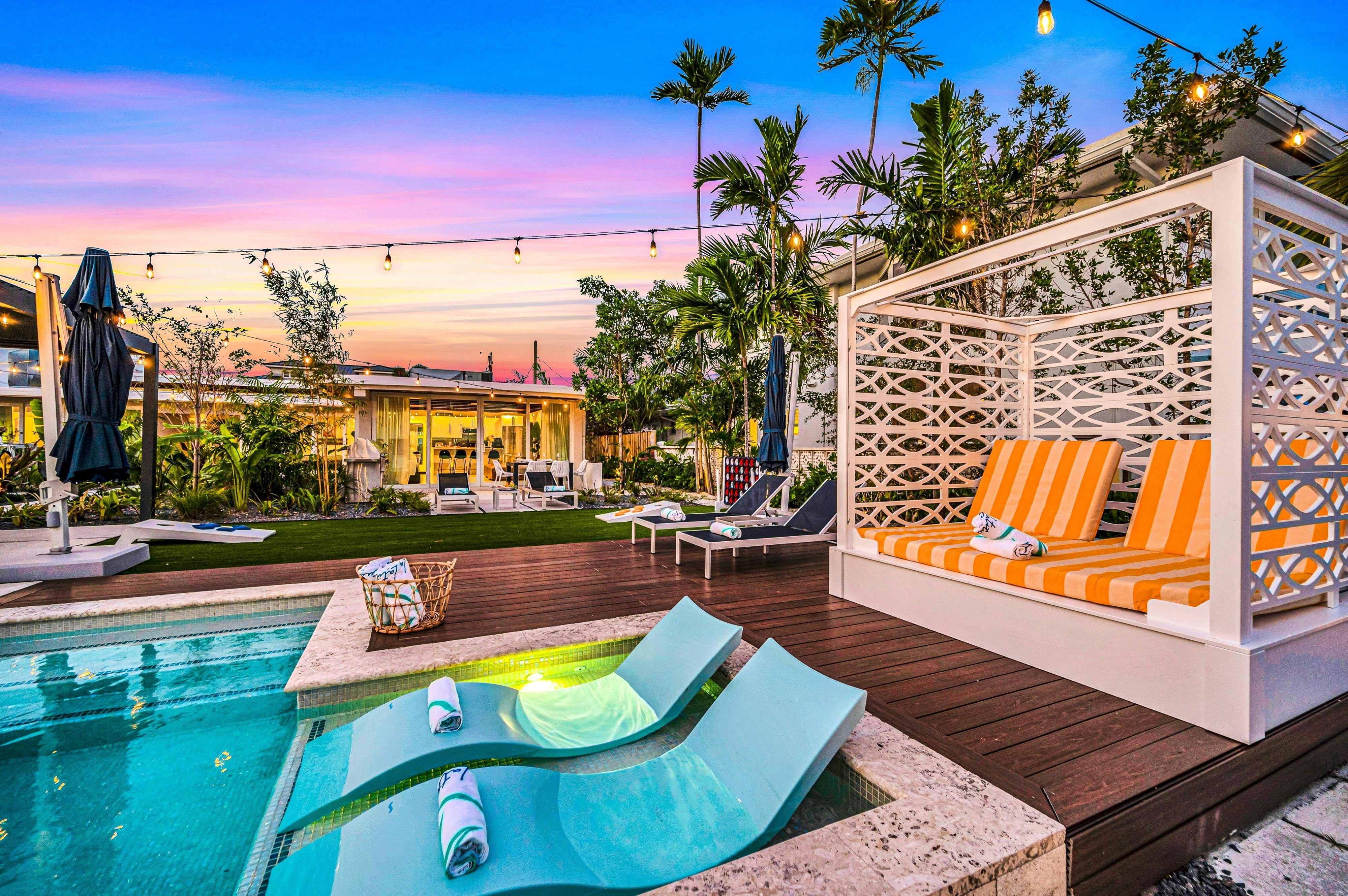 Villa Tarpon Coralridge: Luxury 1-Bedroom Villa with Heated Pool and Seaview, Fort Lauderdale