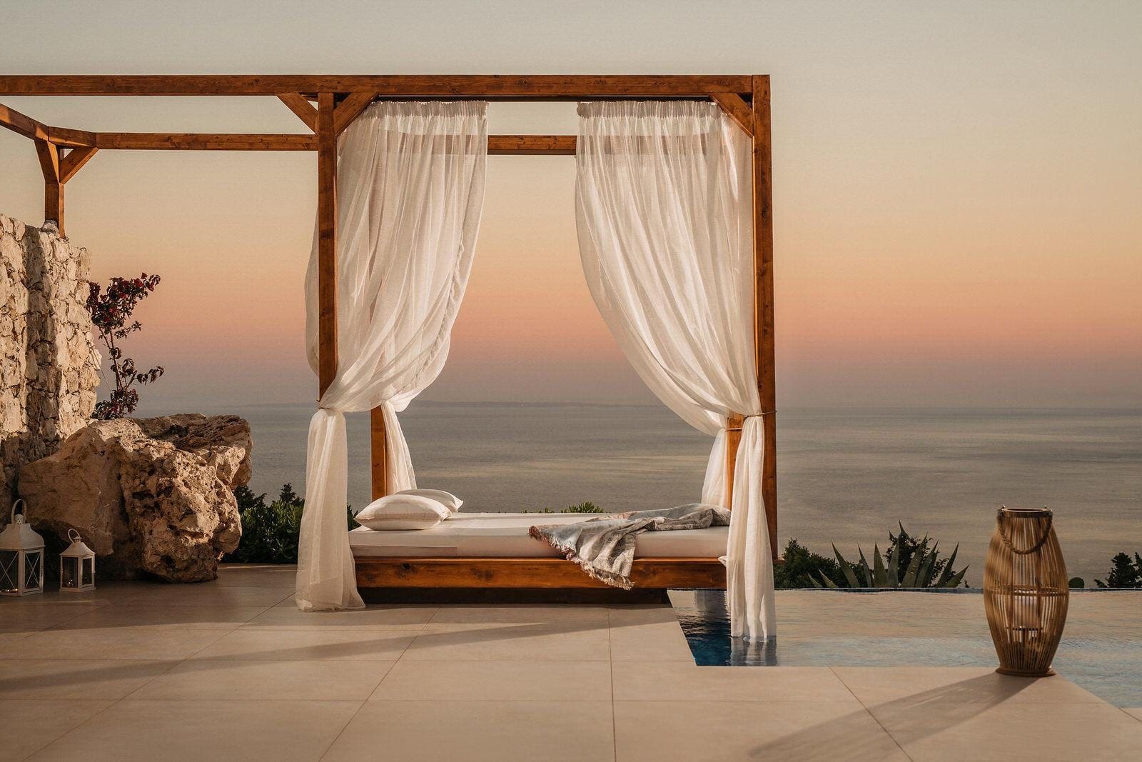 Villa Vasilikos Agios Nikolaos: Chic 1-Bedroom Apartment with Infinity Pool and Sea Views, Agios Nikolaos