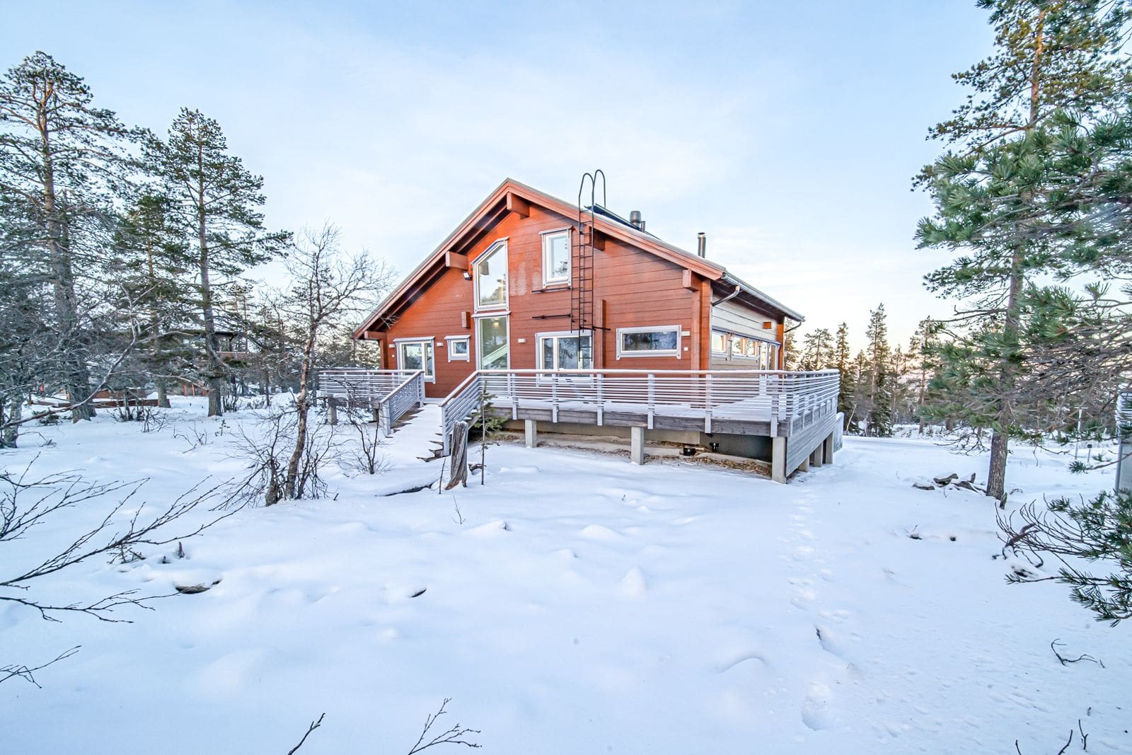Huvila Revontuli Sirkka Kittilä: 6-Bedroom Ski-In Villa with Sauna in Kittilä, Finnish Laplan