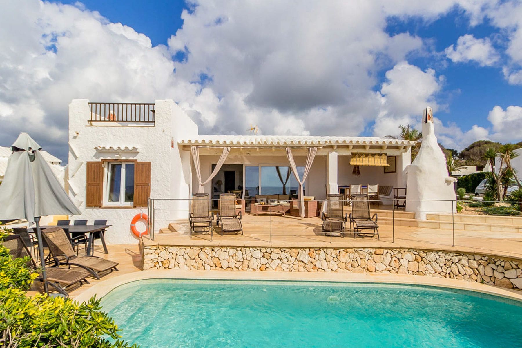 Villa Brisa Binibeca Menorca: 3-Bedroom Sea View Villa with Spa in Binibeca, Menorca | San